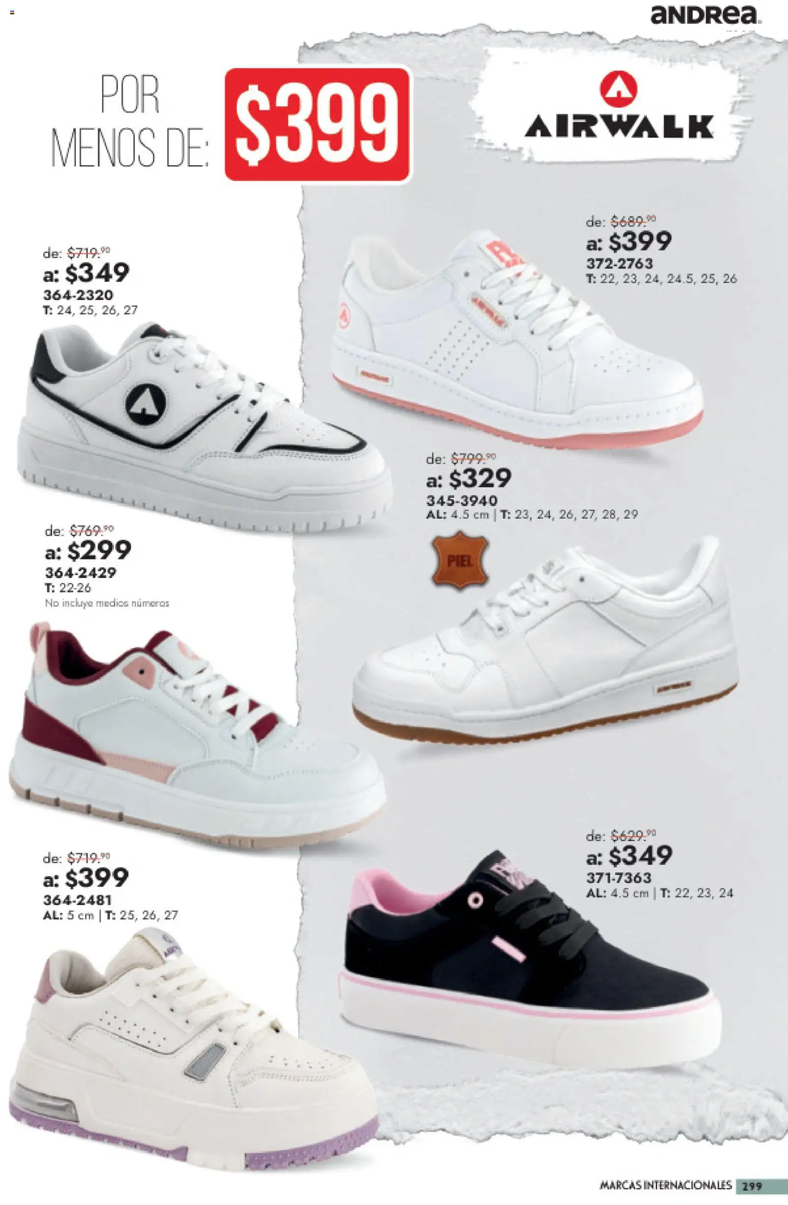 Vista previa las ofertas de la tienda Andrea - Andrea catálogo Outlet desde el 26/07/2026 