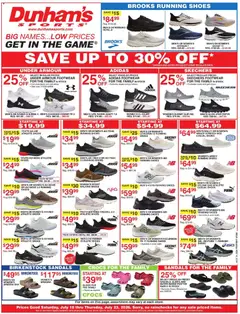Ad Preview of Dunham's Sports Dunham's Sports Weekly Ad from 07/18/2026
