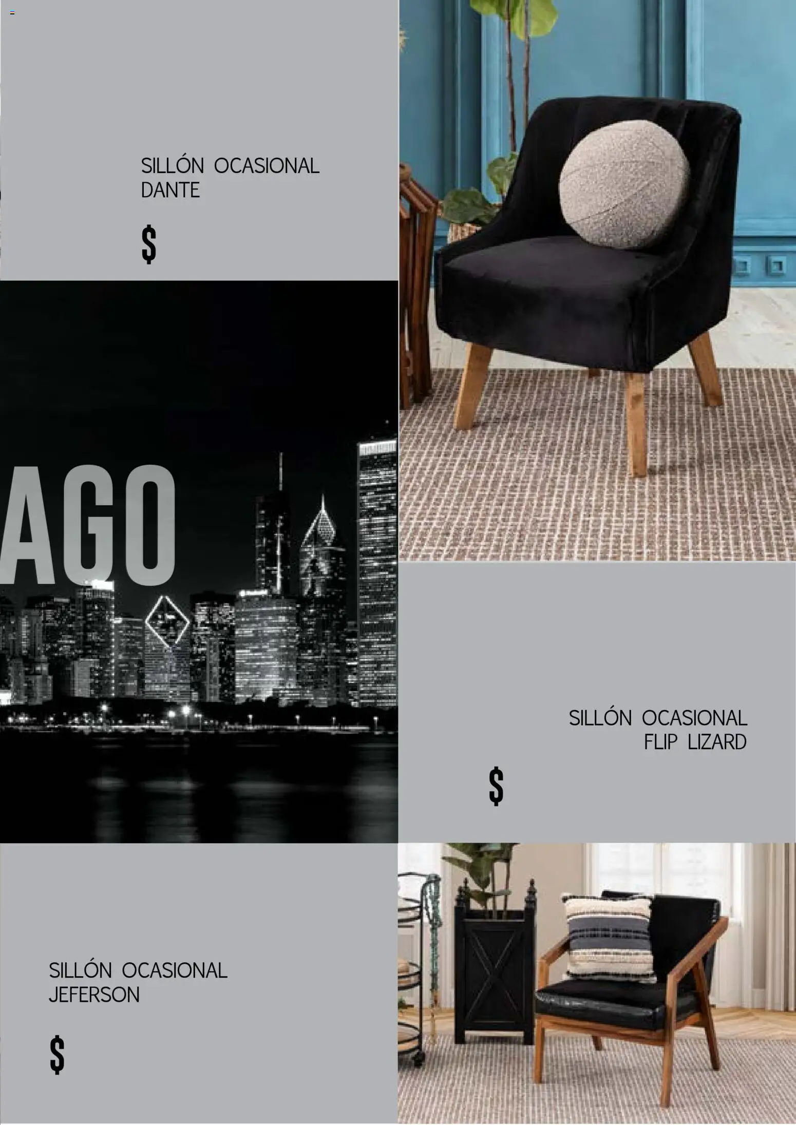 Vista previa las ofertas de la tienda Muebles Dico - Muebles Dico catálogo Black Chicago desde el 17/03/2026 