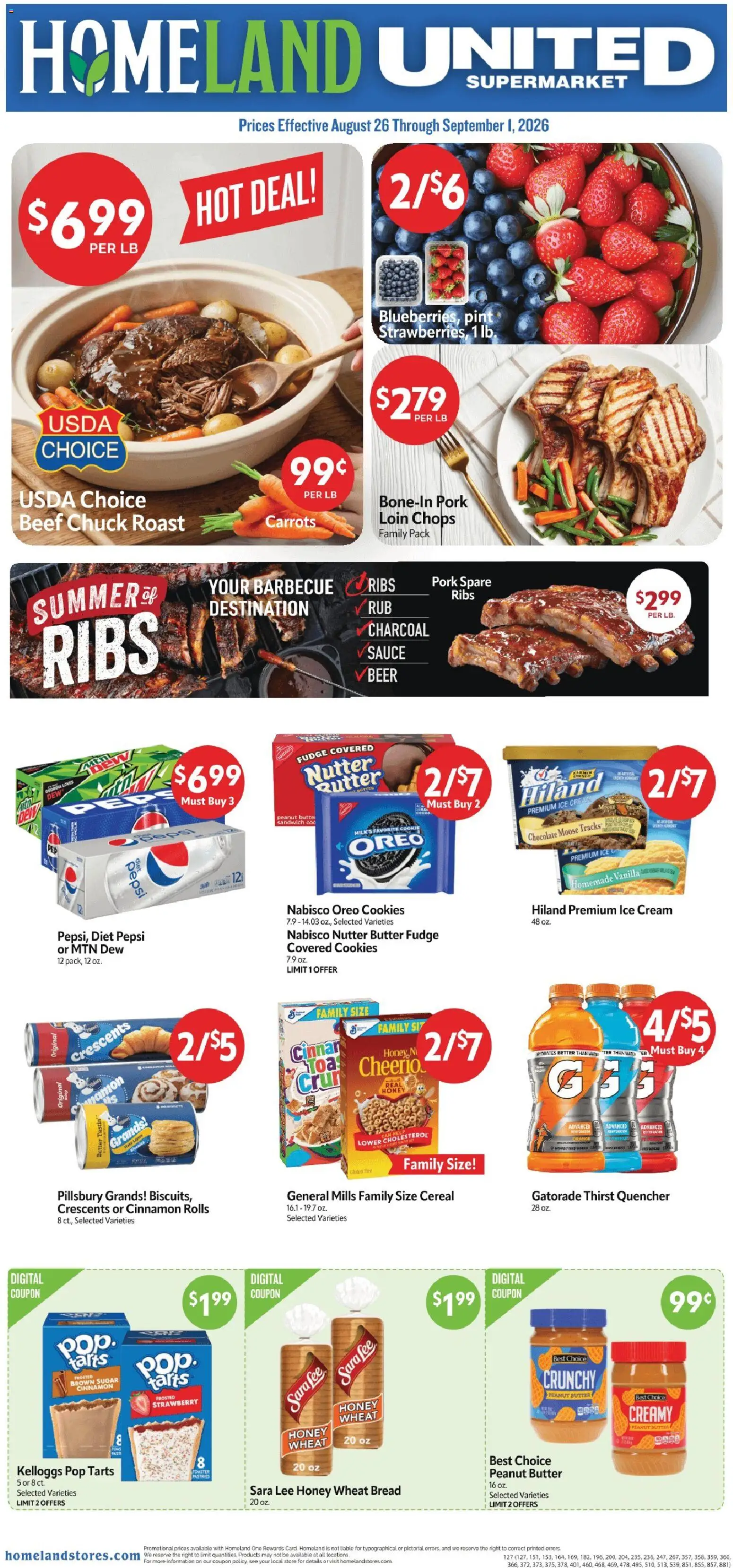 Homeland Weekly Ad from 08/26/2026 >> Flyer