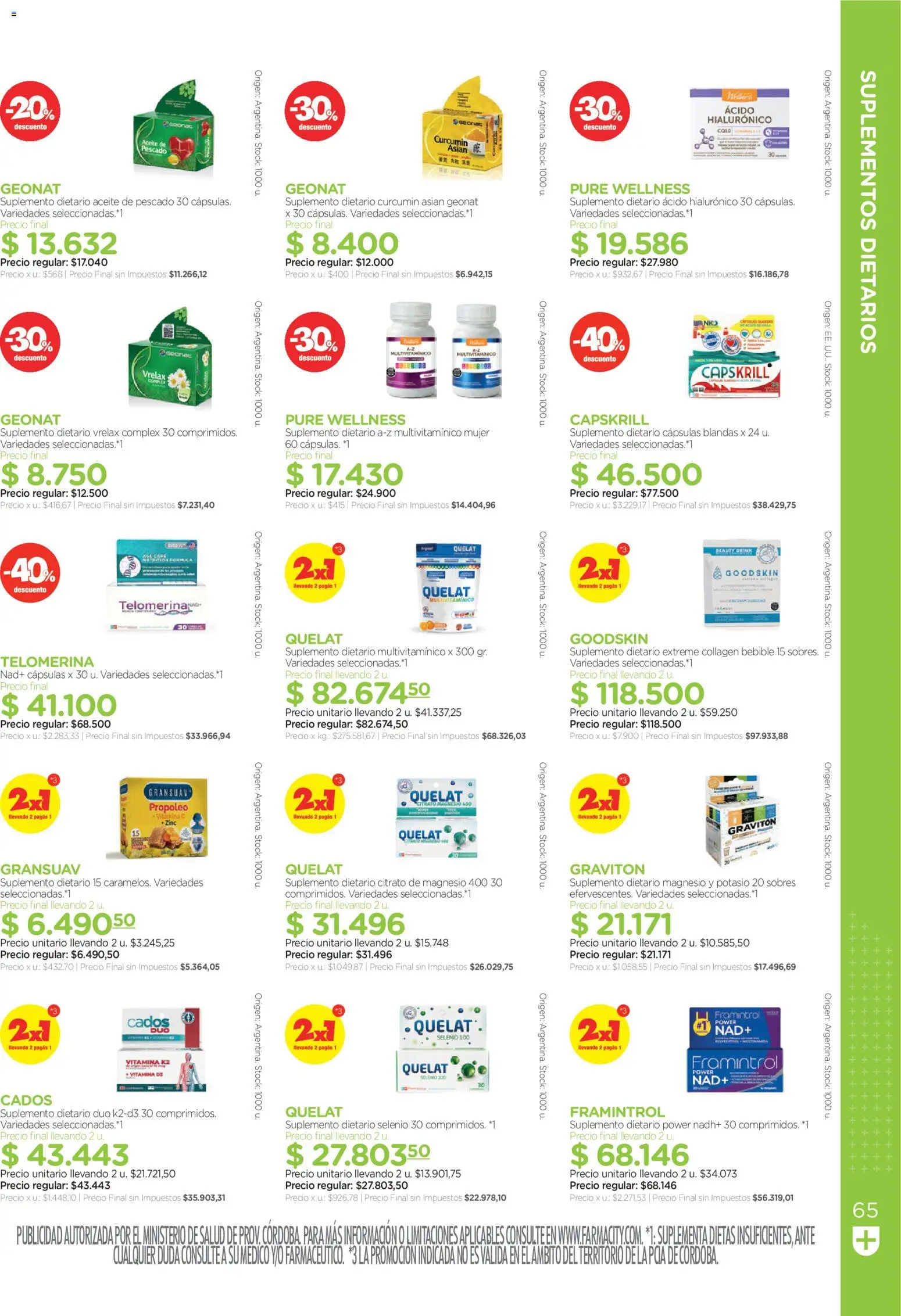 Vista previa del folleto de la tienda Farmacity válido desde el 01/10/2026 