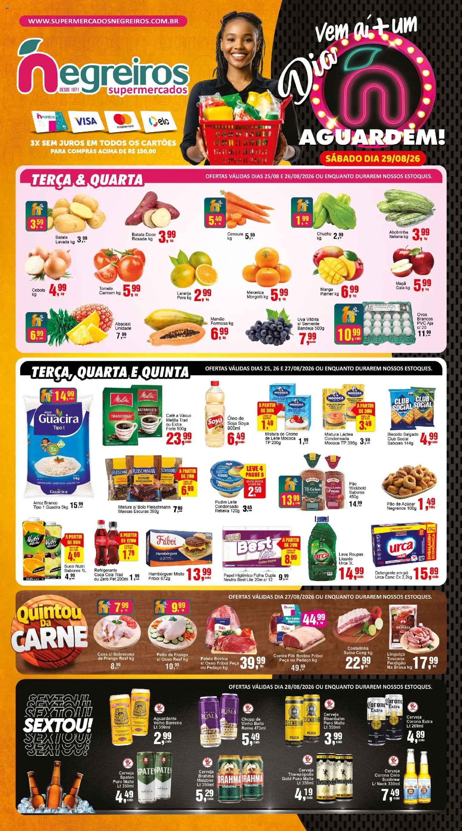Pré-Visualização do folheto "Negreiros - Ofertas da semana" da loja Negreiros válido a partir de 25/08/2026
