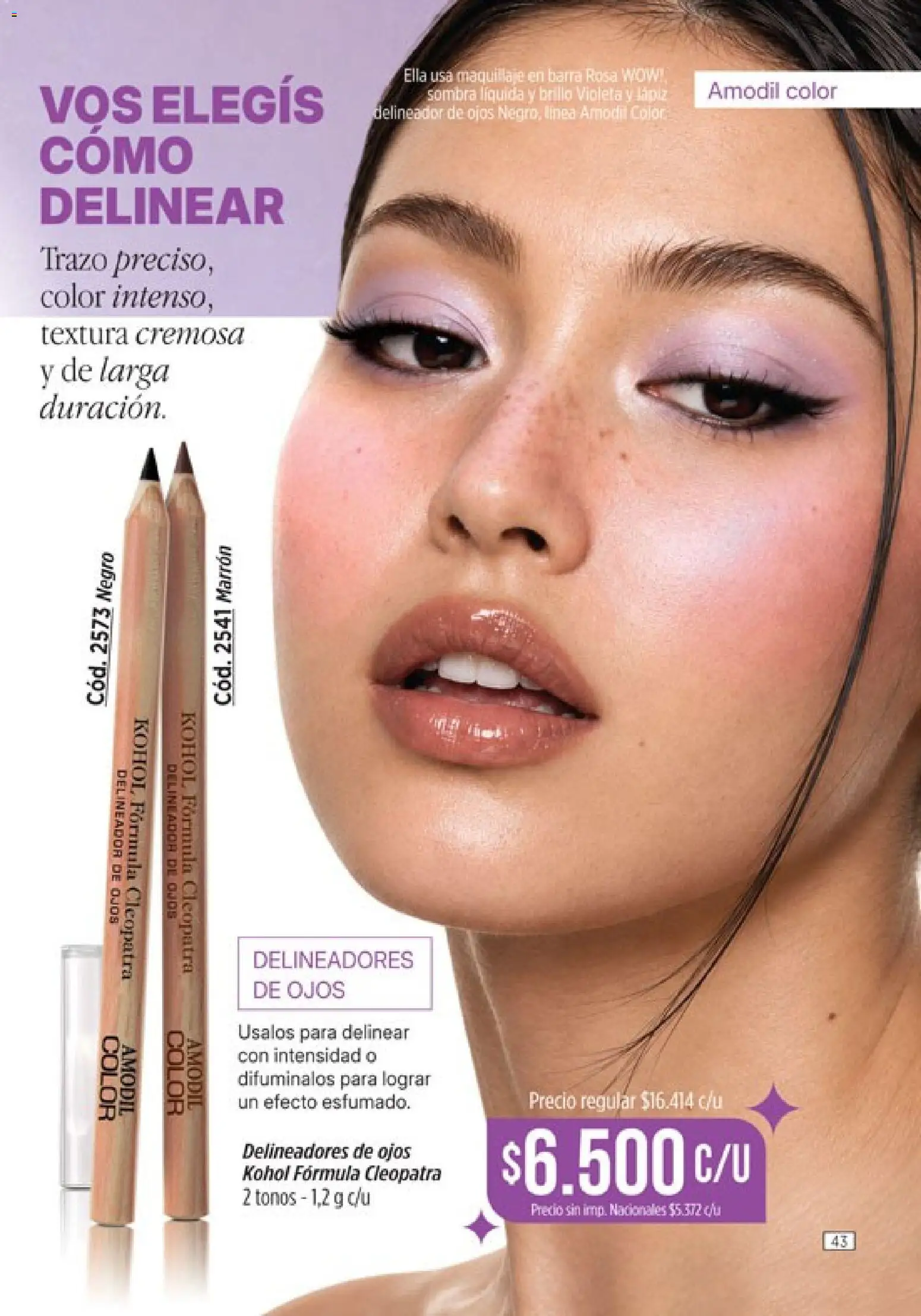 Vista previa del folleto de la tienda Amodil válido desde el 01/10/2026 - Maquillaje, Sombra, Brillo, Delineador de ojos, Delineador
