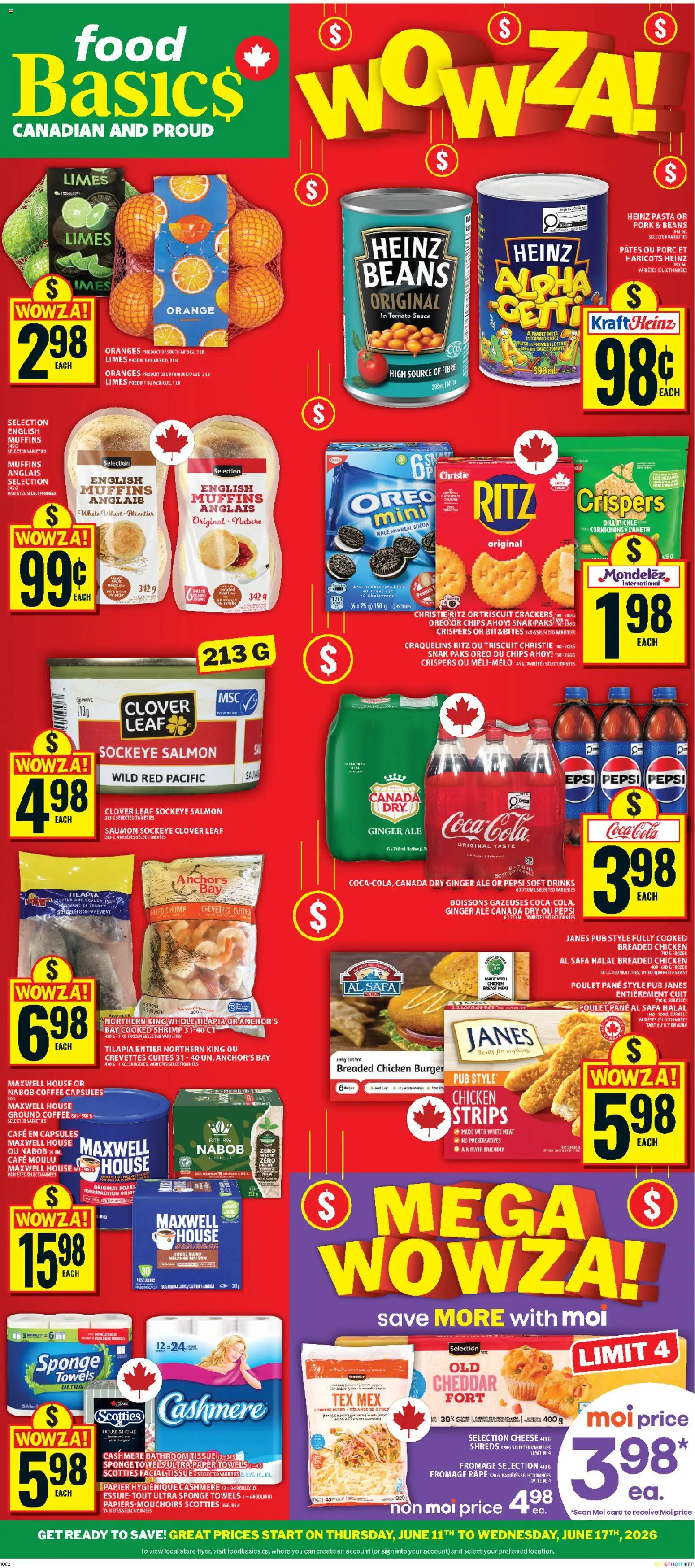 Preview of leaflet Food Basics weekly flyer - Kanata from shop Food Basics is valid from Jun 11, 2026