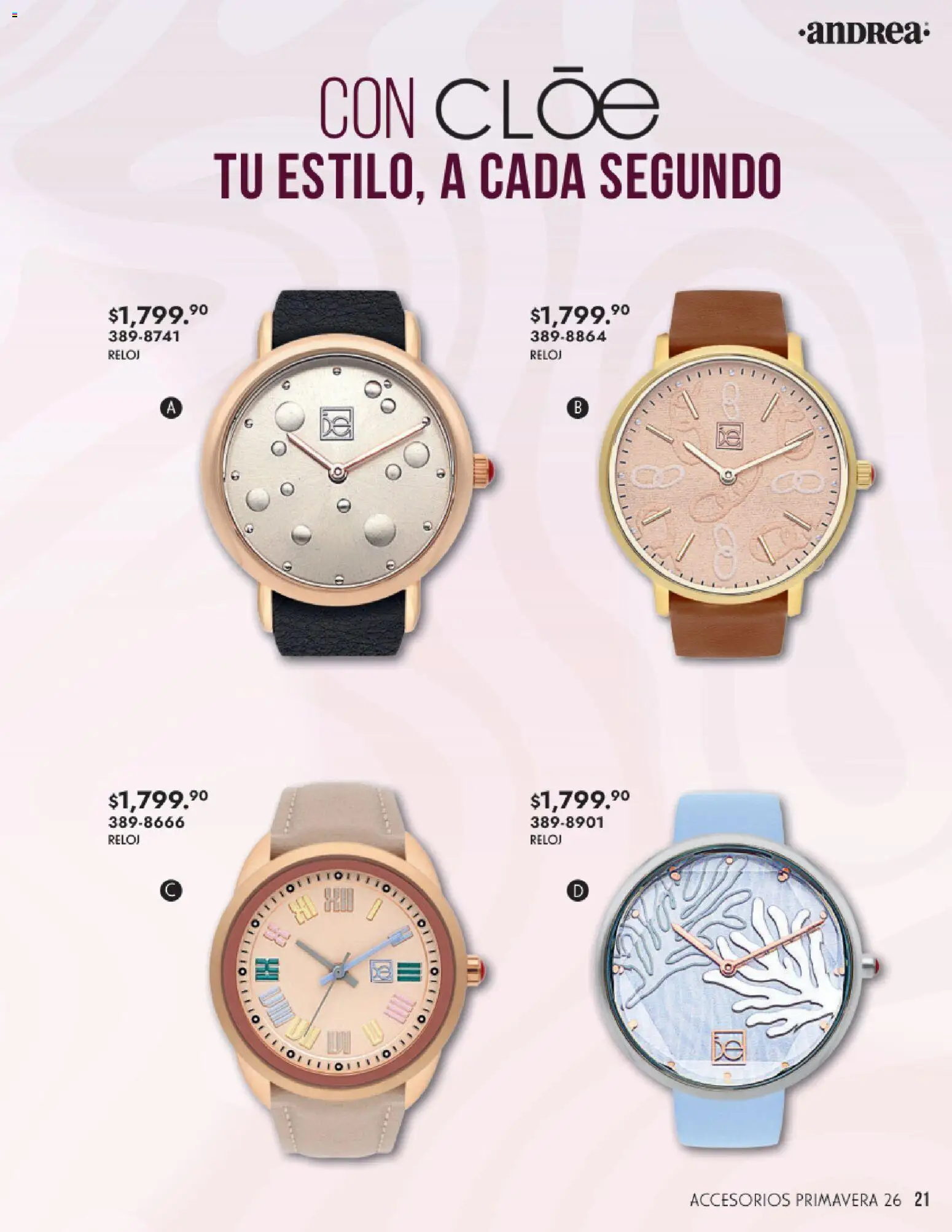 Vista previa las ofertas de la tienda Andrea - Catálogo Primavera desde el 25/01/2026 - Reloj