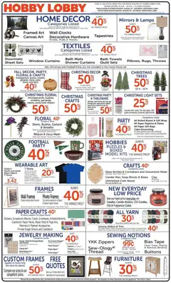 Ad Preview of Hobby Lobby Hobby Lobby Weekly Ad from 08/30/2026