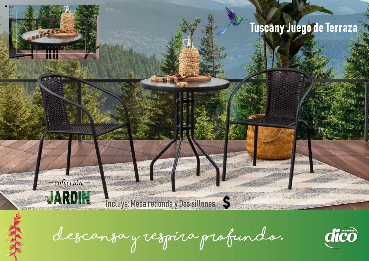 Vista previa las ofertas de la tienda Muebles Dico - Muebles Dico catálogo Coleccion Jardin desde el 14/04/2026 