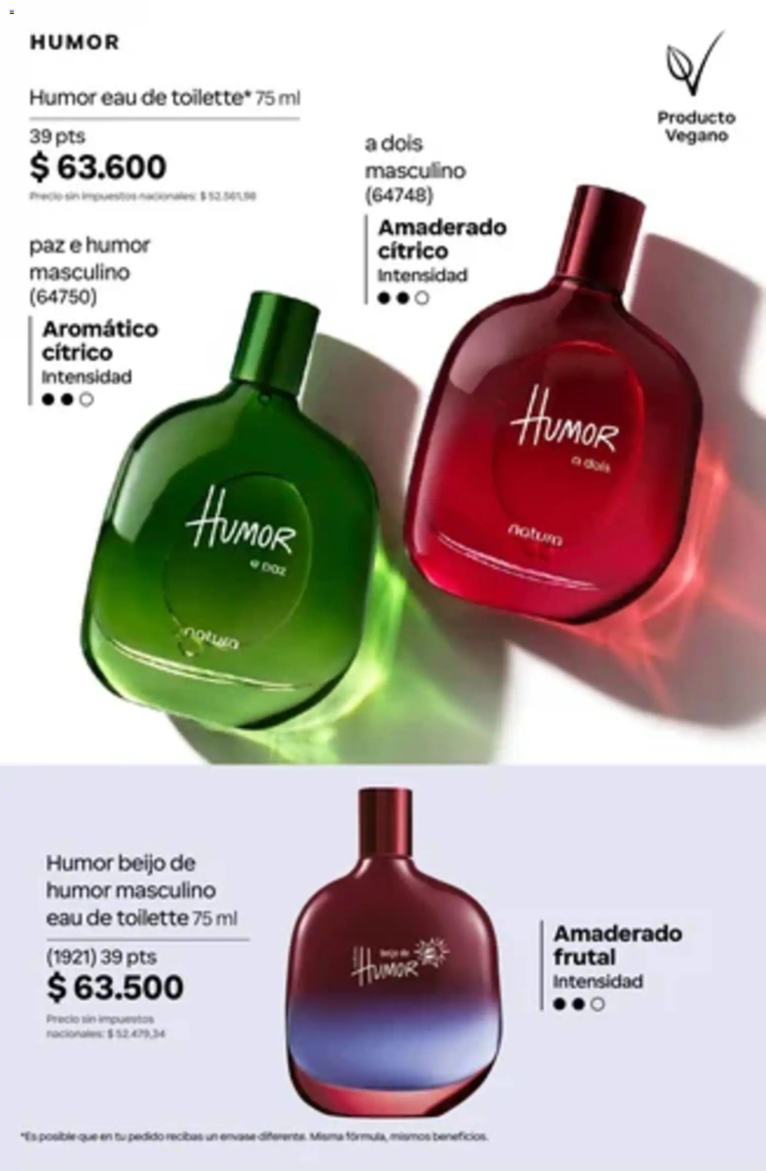 Vista previa del folleto de la tienda Natura válido desde el 01/10/2026 - Eau de toilette