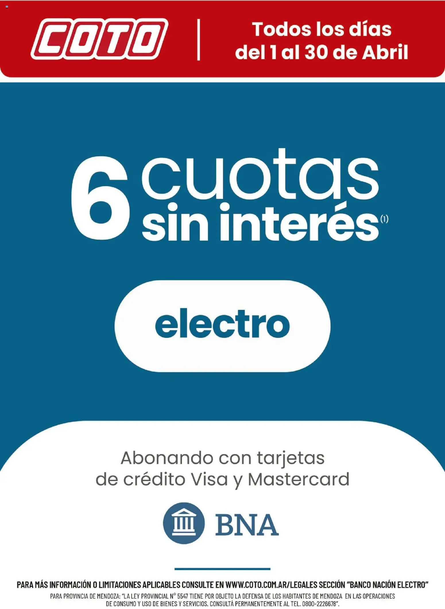Vista previa del folleto de la tienda Coto válido desde el 01/04/2026 - Banco