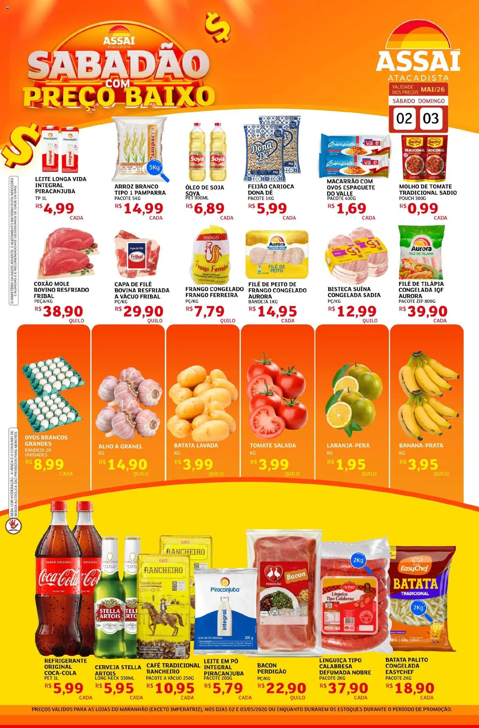 Pré-Visualização do folheto "Assaí Atacadista ofertas - MA" da loja Assaí Atacadista válido a partir de 02/05/2026