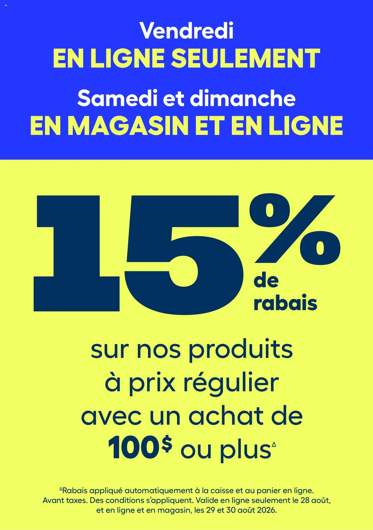 Preview of leaflet Rona circulaire from shop Rona is valid from Aug 27, 2026