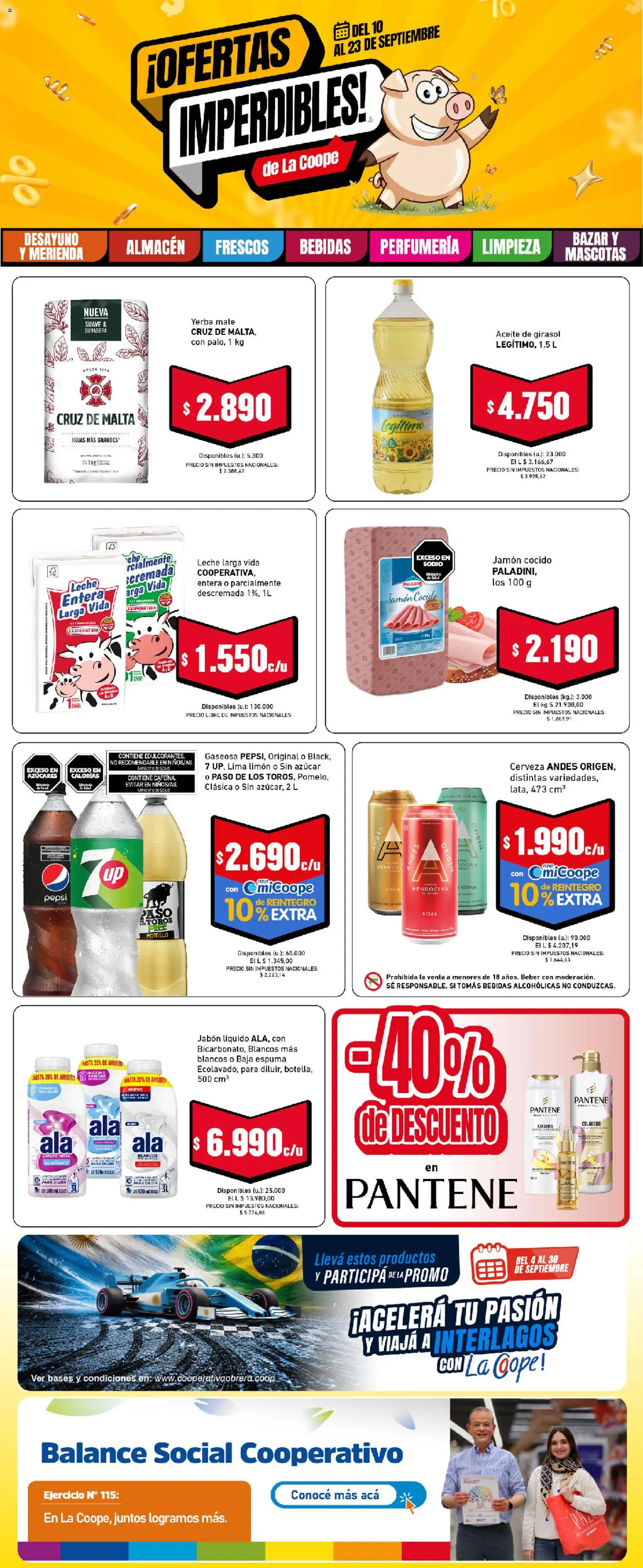 Vista previa del folleto de la tienda Cooperativa Obrera válido desde el 10/09/2026 
