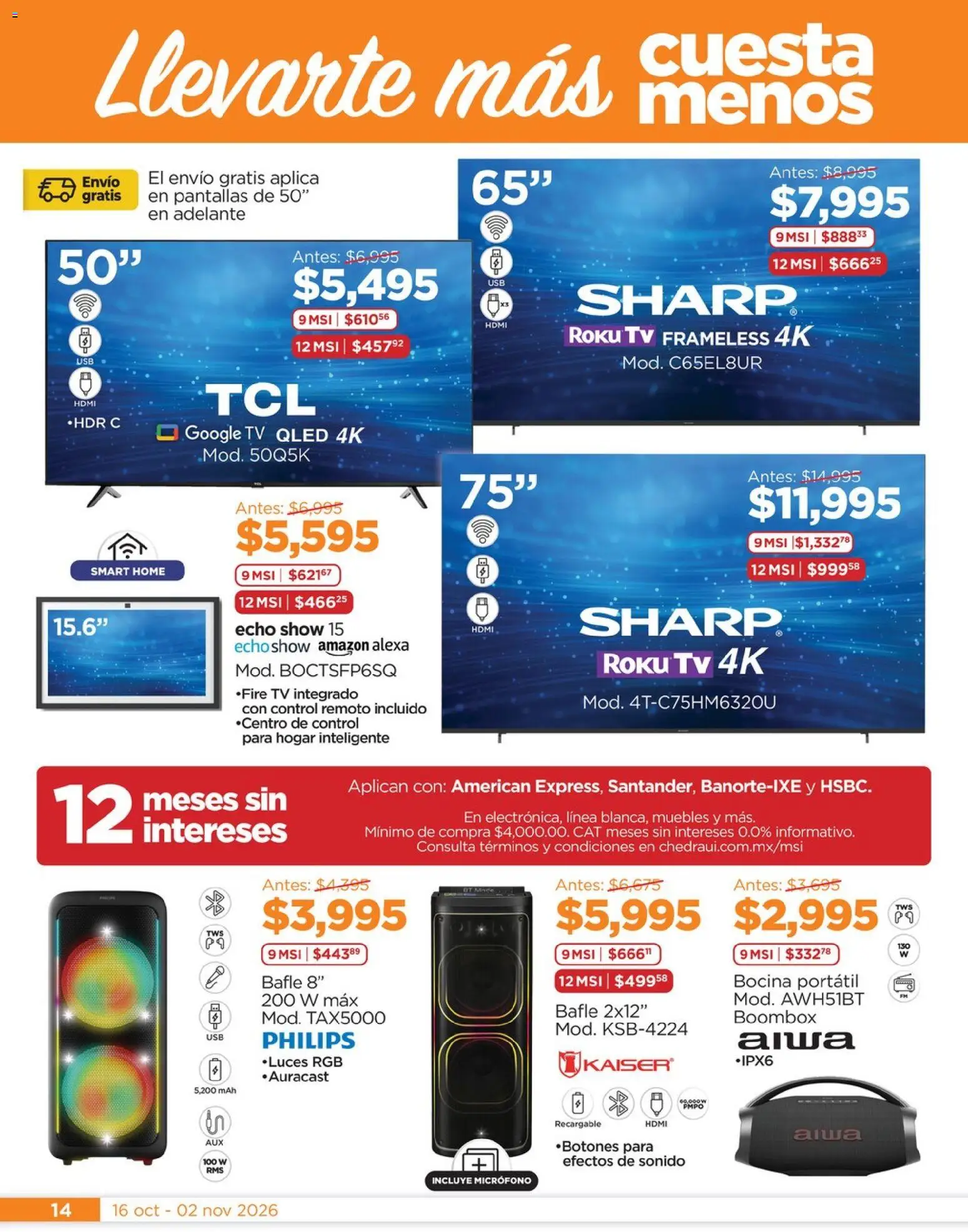 Vista previa las ofertas de la tienda Chedraui - Chedraui folleto Celebra la tradición desde el 16/10/2026 
