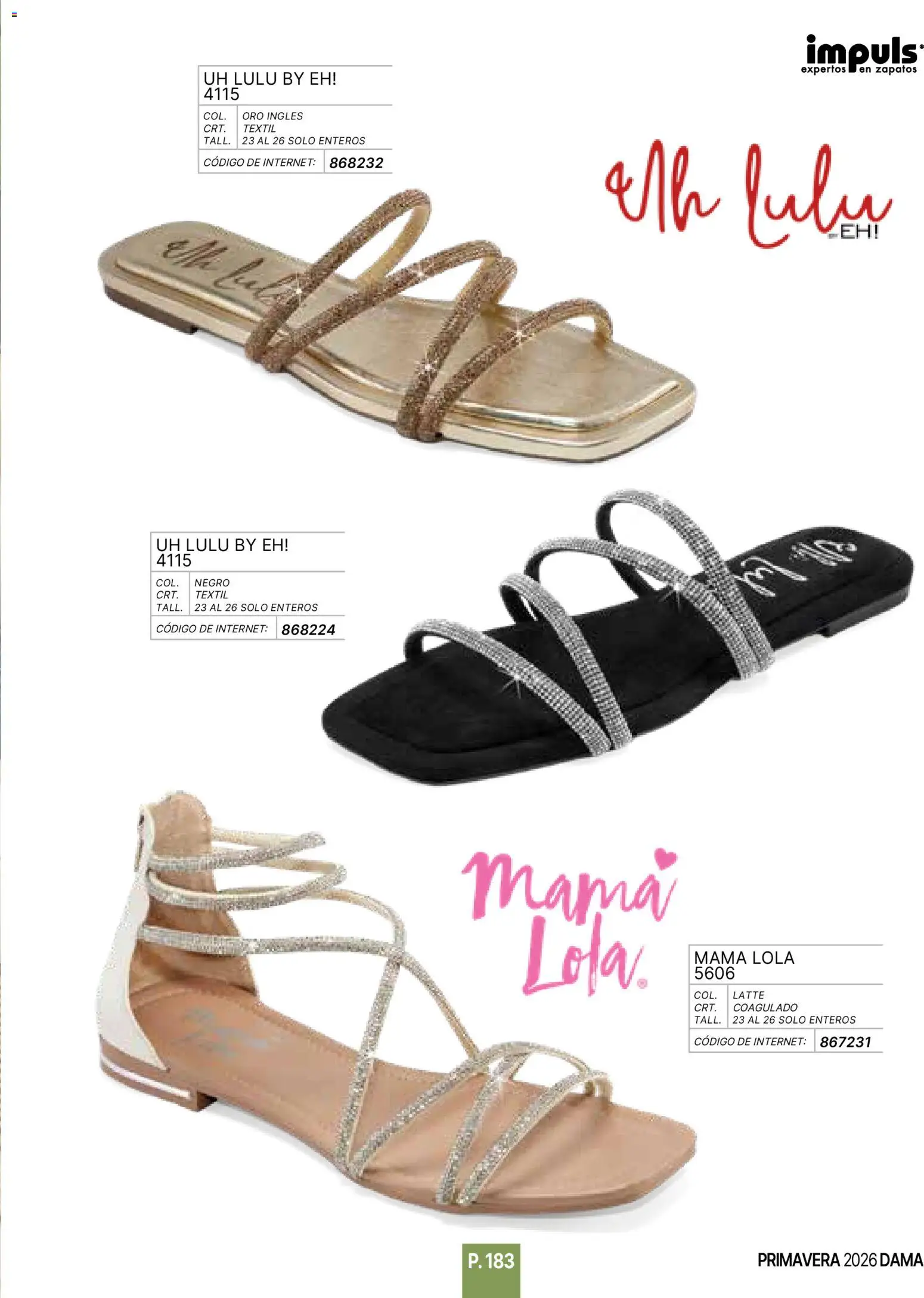 Vista previa las ofertas de la tienda Impuls - Catálogo Primavera desde el 01/01/2026 - Zapatos