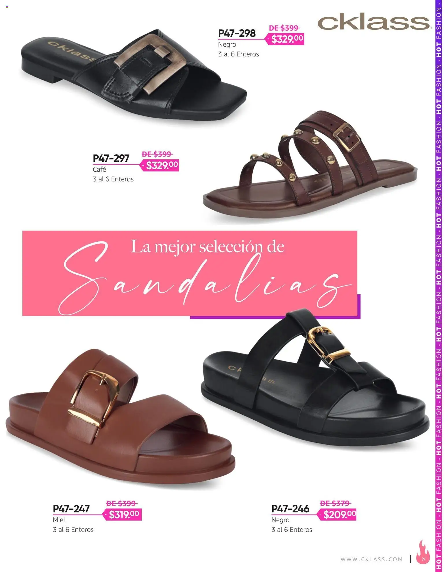 Vista previa las ofertas de la tienda Cklass - Cklass catálogo Hot Fashion Calzado desde el 03/08/2026 