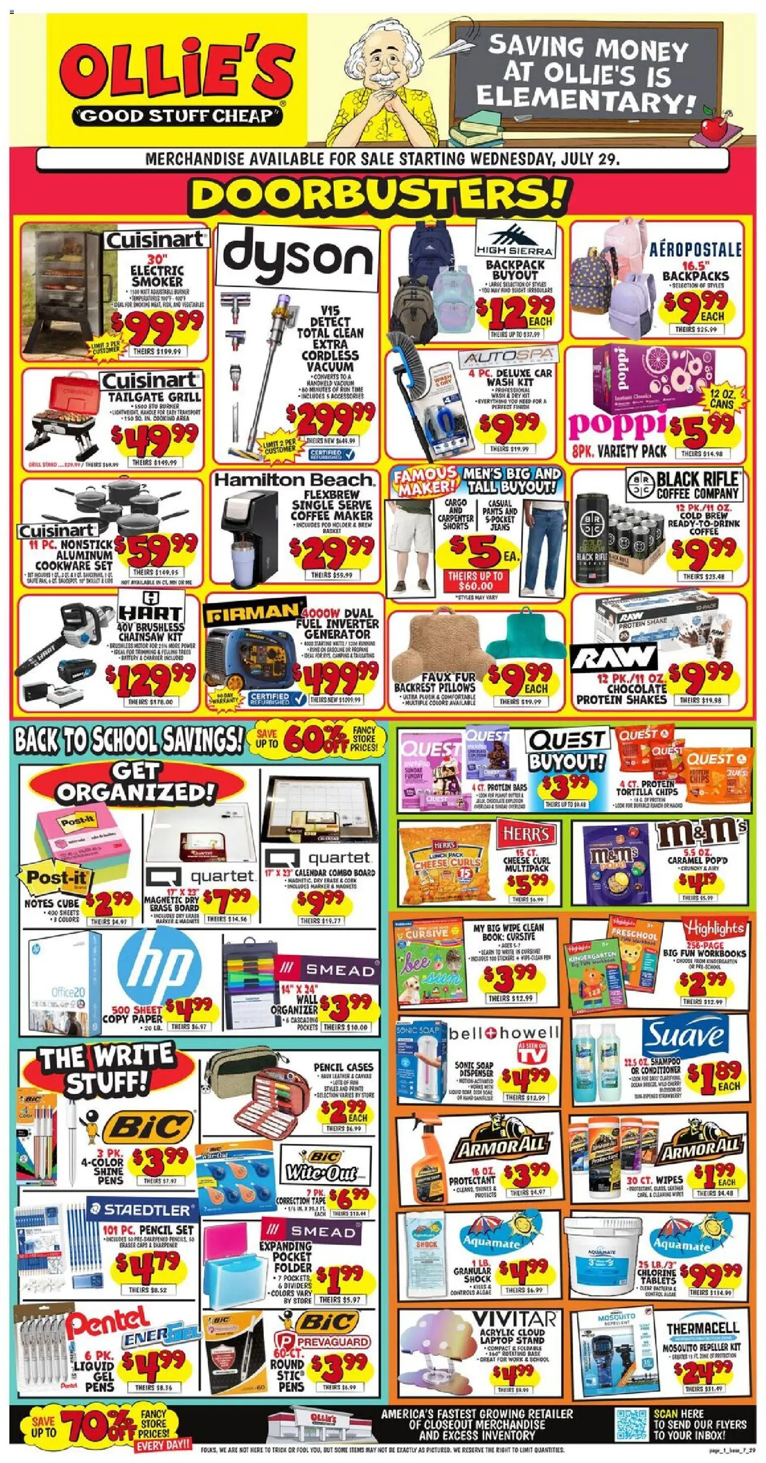 Ad Preview of Ollie's Ollie's Weekly Ad from 07/29/2026