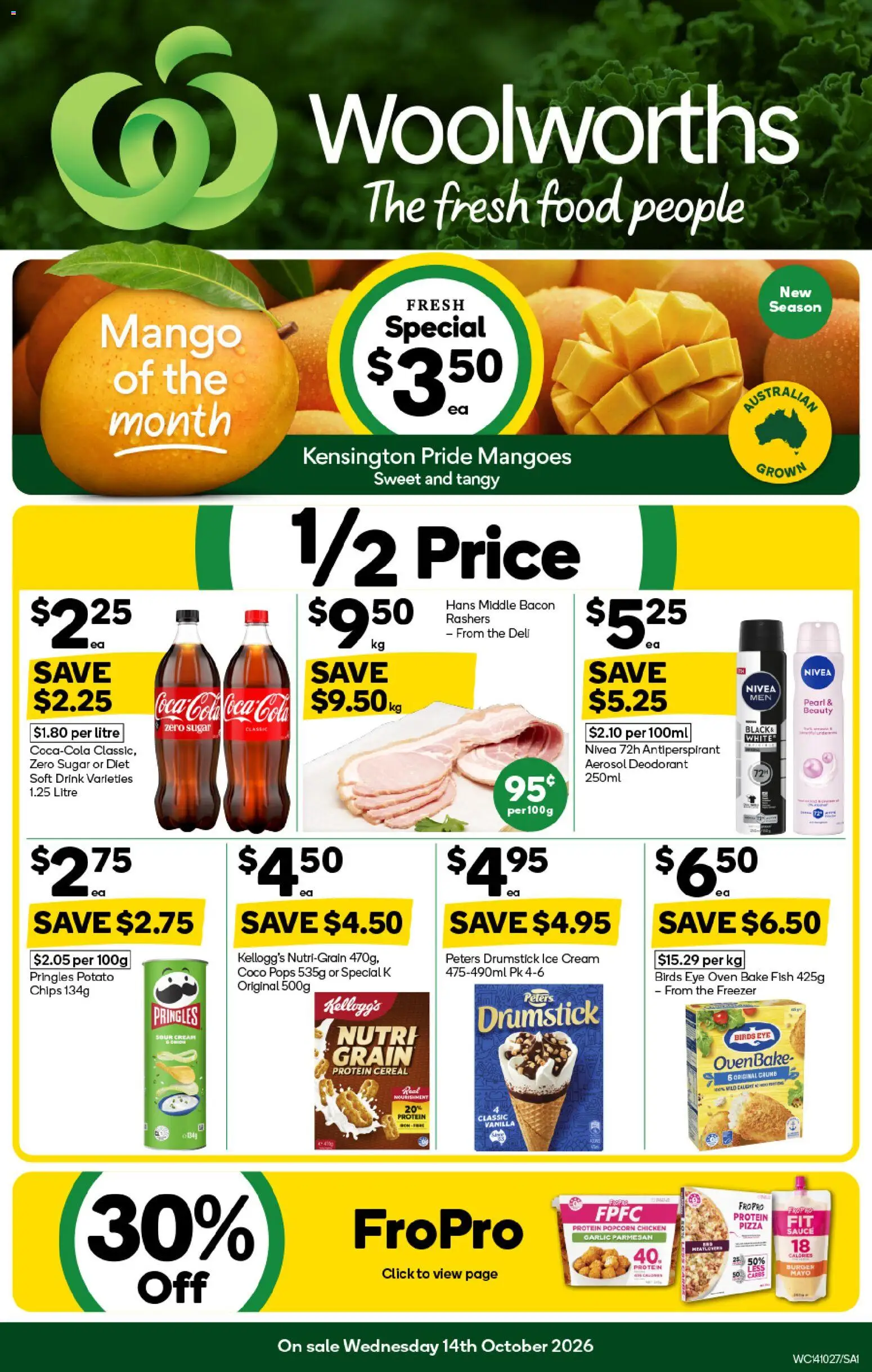 Preview of catalogue Woolworths catalogue SA from shop Woolworths valid 14/10/2026