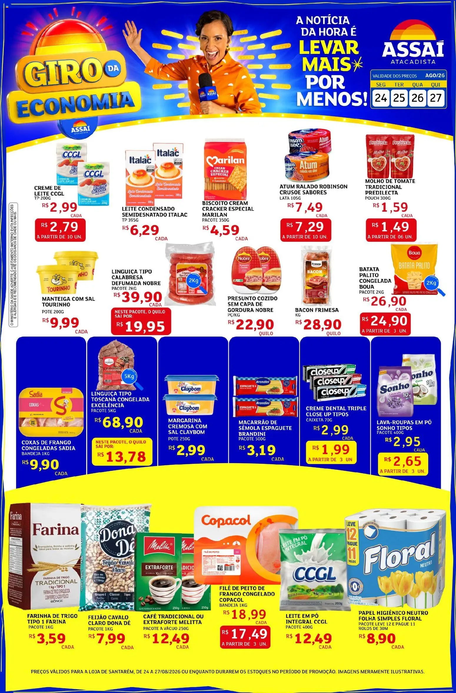Pré-Visualização do folheto "Assaí Atacadista ofertas - PA" da loja Assaí Atacadista válido a partir de 24/08/2026