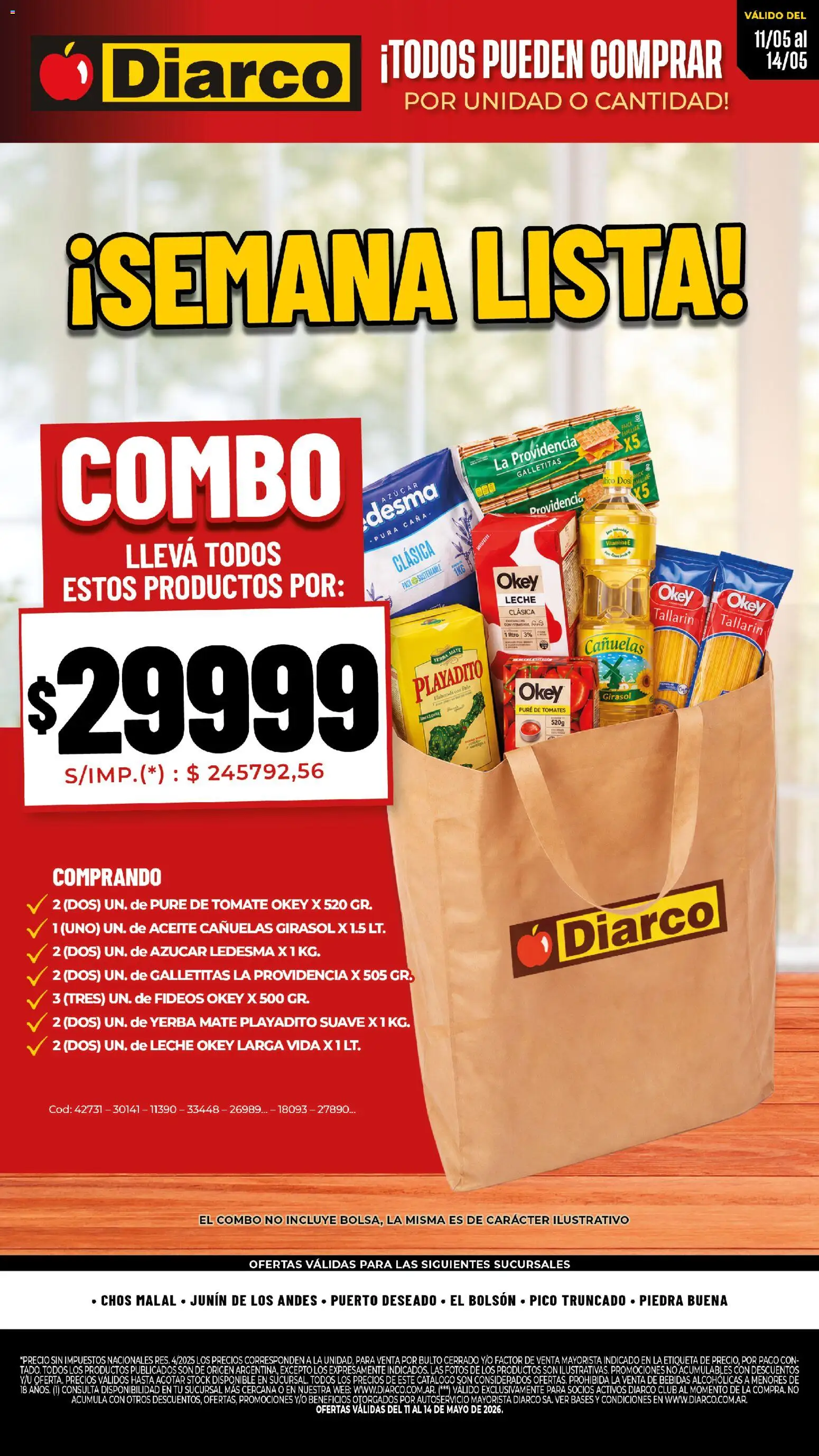 Vista previa del folleto de la tienda Diarco válido desde el 11/05/2026 