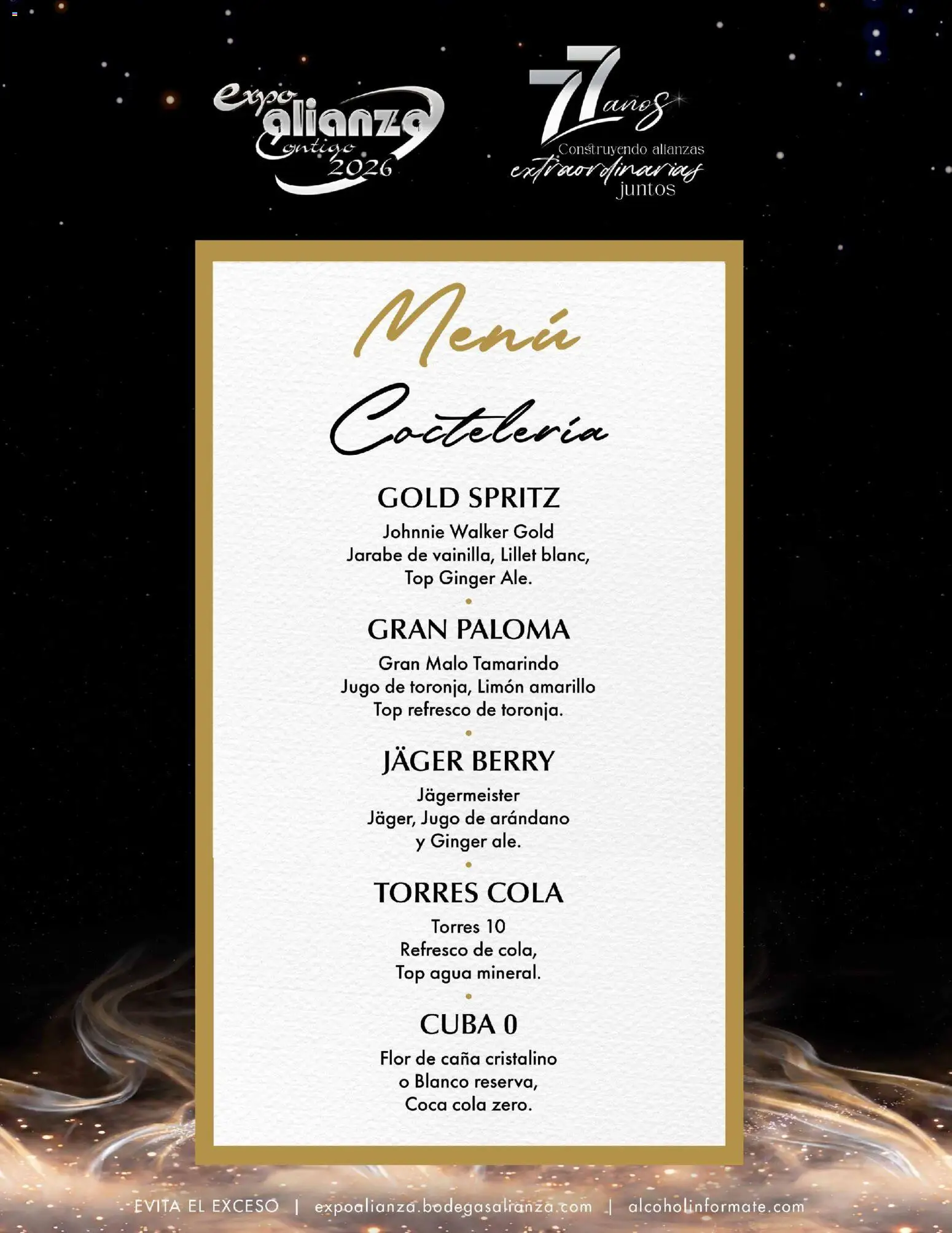 Vista previa las ofertas de la tienda Bodegas Alianza - Bodegas Alianza catálogo Expo Alianza desde el 30/09/2026 - Agua, Limón, Jugo, Top, Refresco, Jarabe, Jägermeister