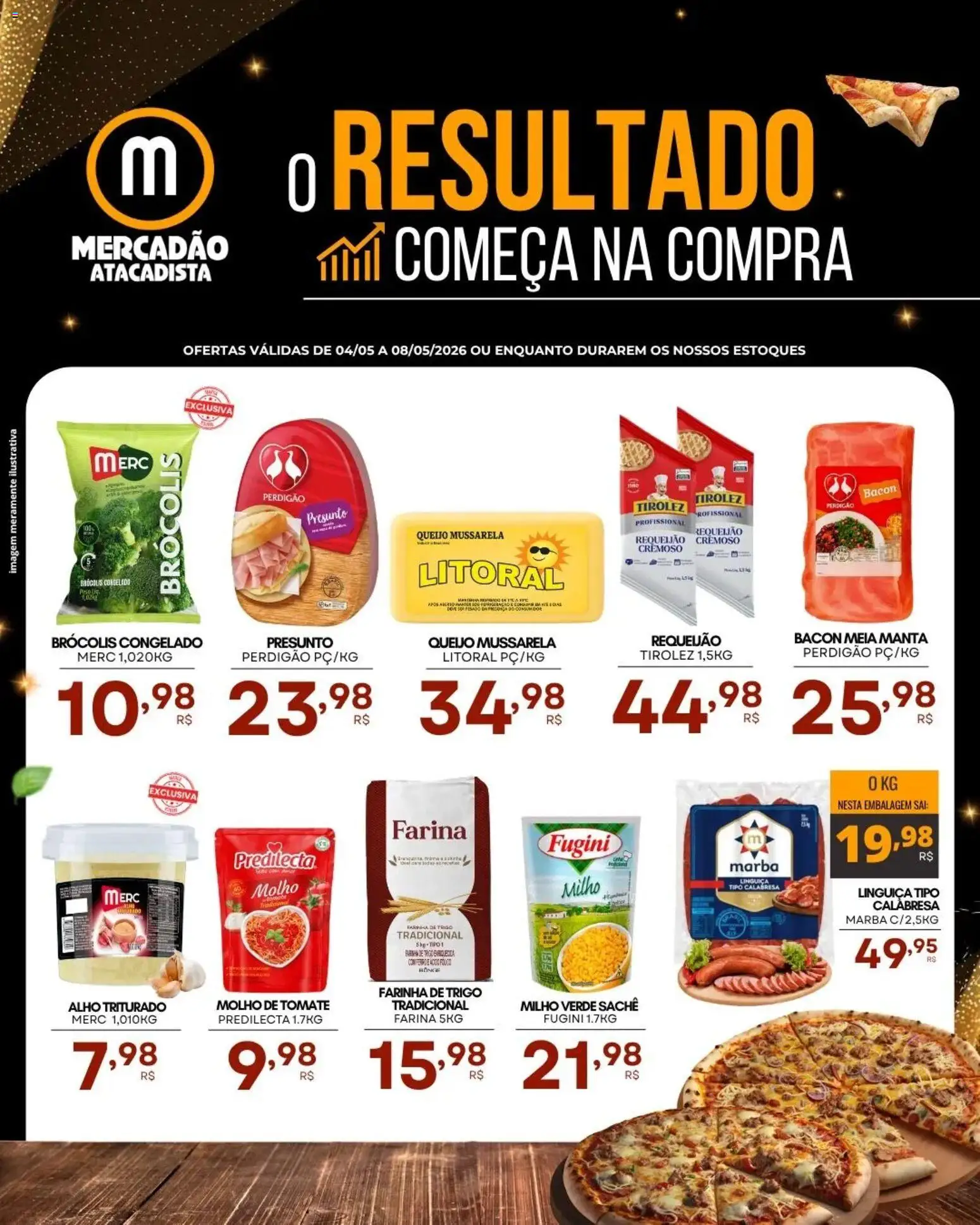 Pré-Visualização do folheto "Mercadão Atacadista - Ofertas da semana" da loja Mercadão Atacadista válido a partir de 04/05/2026