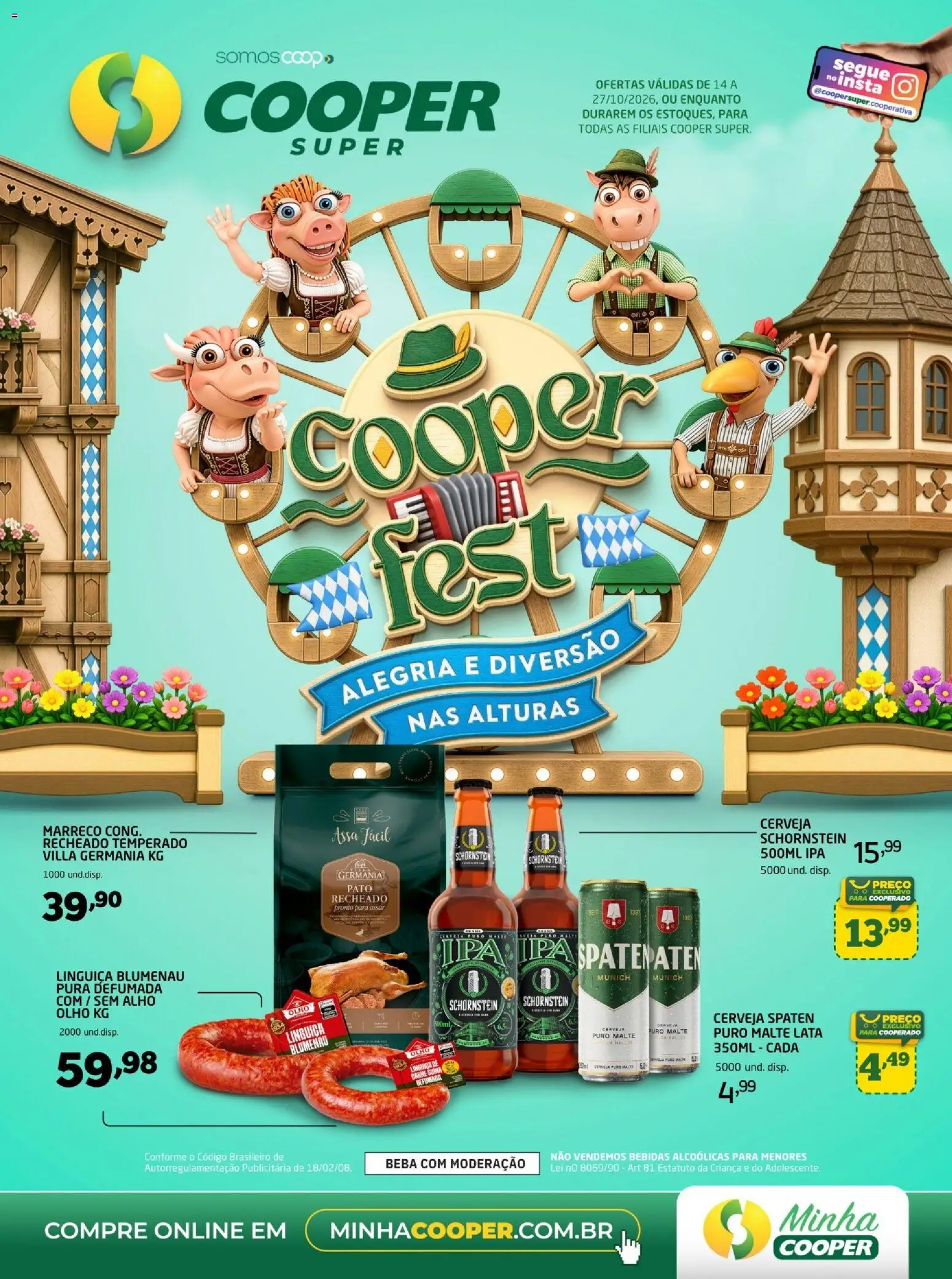 Pré-Visualização do folheto "Cooper ofertas Quinzenal" da loja Cooper válido a partir de 14/10/2026