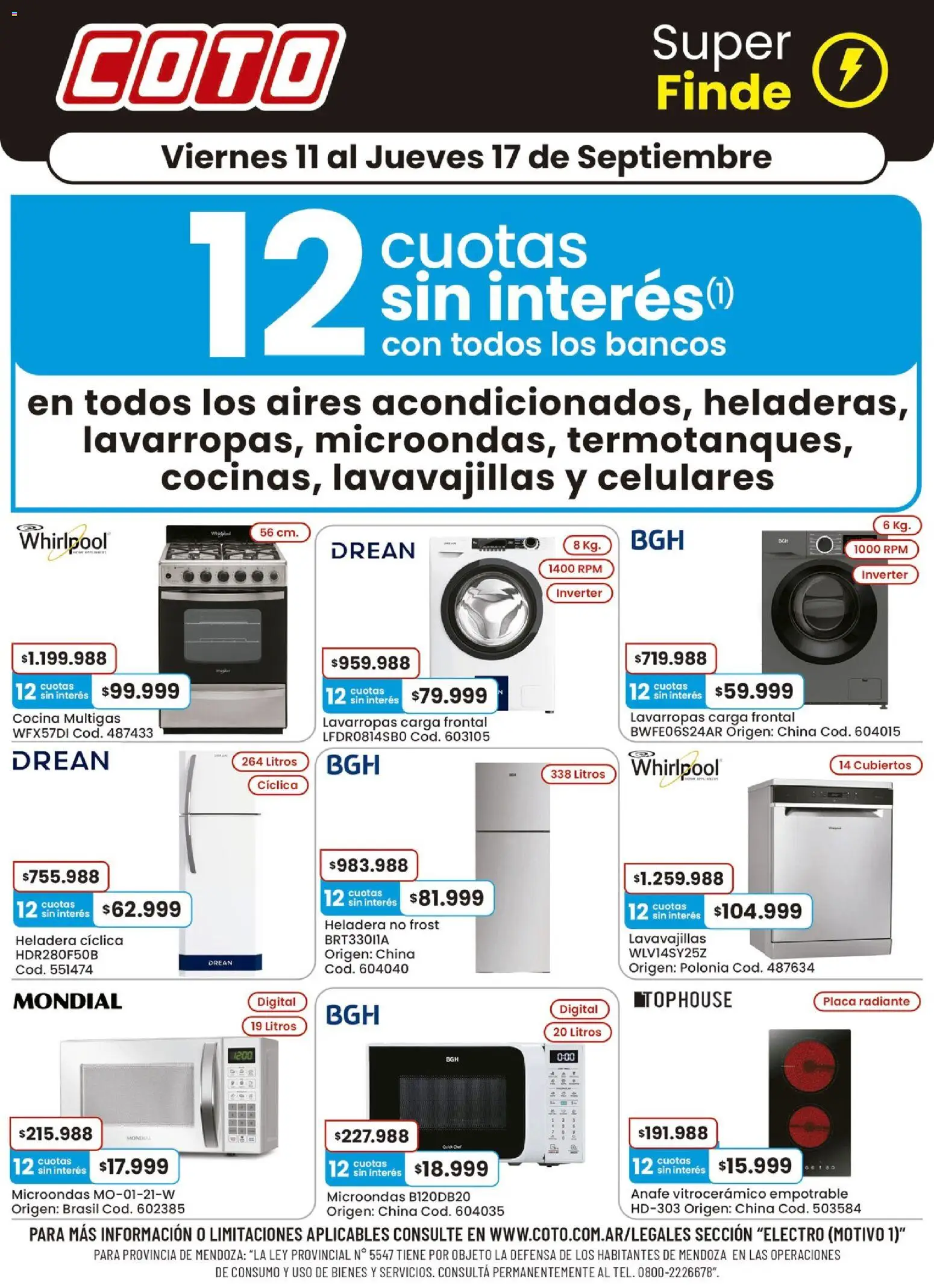 Vista previa del folleto de la tienda Coto válido desde el 11/09/2026 
