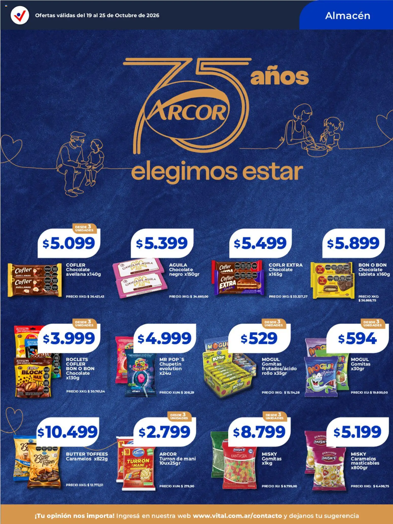 Vista previa del folleto de la tienda Vital válido desde el 19/10/2026 