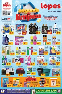 Pré-Visualização do folheto "Lopes Supermercados - Ofertas da semana" da loja Lopes Supermercados válido a partir de 11/05/2026