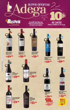 Pré-Visualização do folheto "Bistek Supermercados ofertas Adega" da loja Bistek Supermercados válido a partir de 21/05/2026