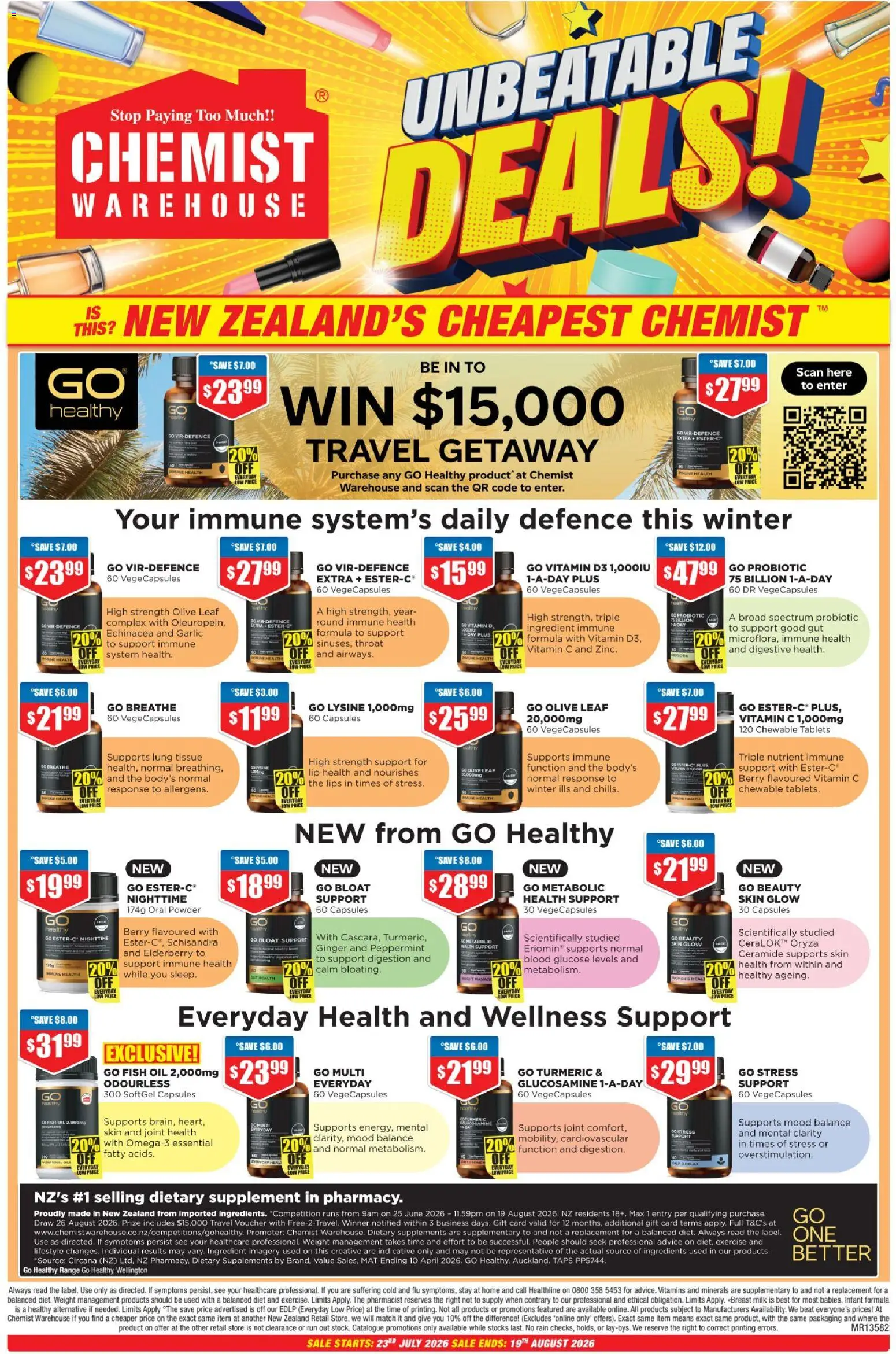 Preview of catalogue Chemist Warehouse catalogue from shop Chemist Warehouse valid 23 Jul 2026