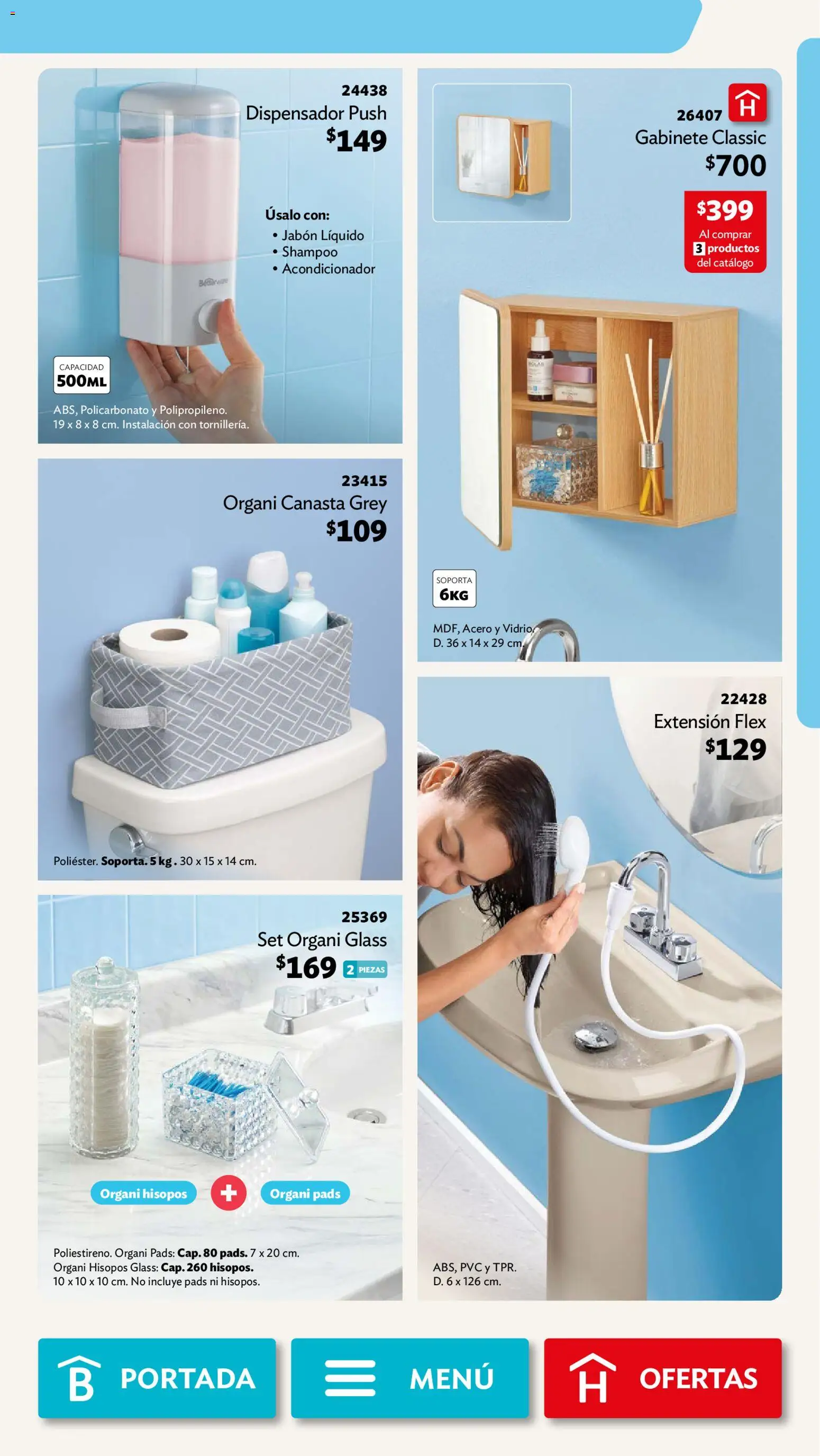 Vista previa las ofertas de la tienda Betterware - Betterware campaña 10 2026 desde el 28/09/2026 - Shampoo, Jabón, Gabinete, Extensión, Canasta, Acondicionador, Jabón líquido
