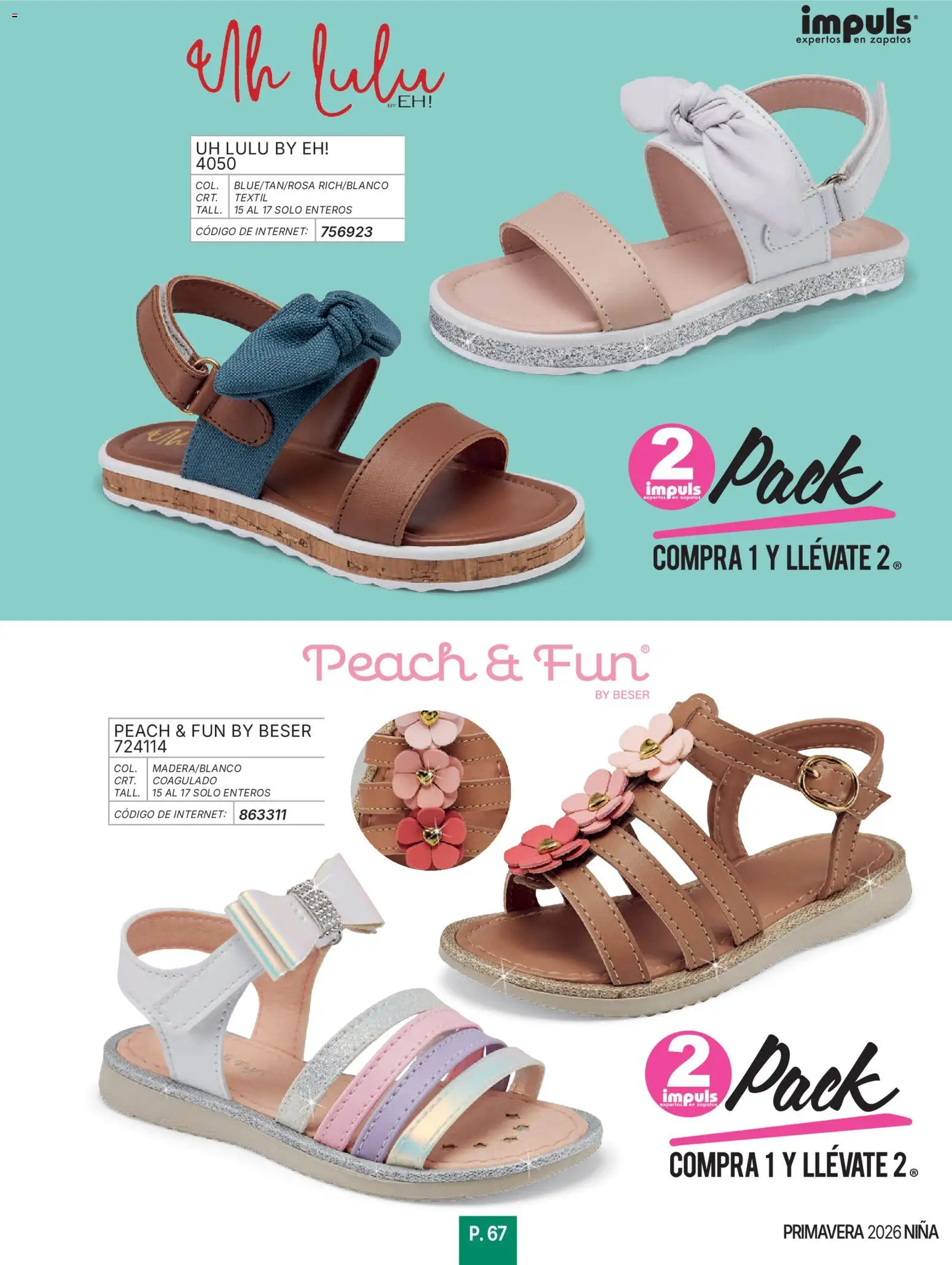 Vista previa las ofertas de la tienda Impuls - Catálogo Niña desde el 01/01/2026 - Zapatos