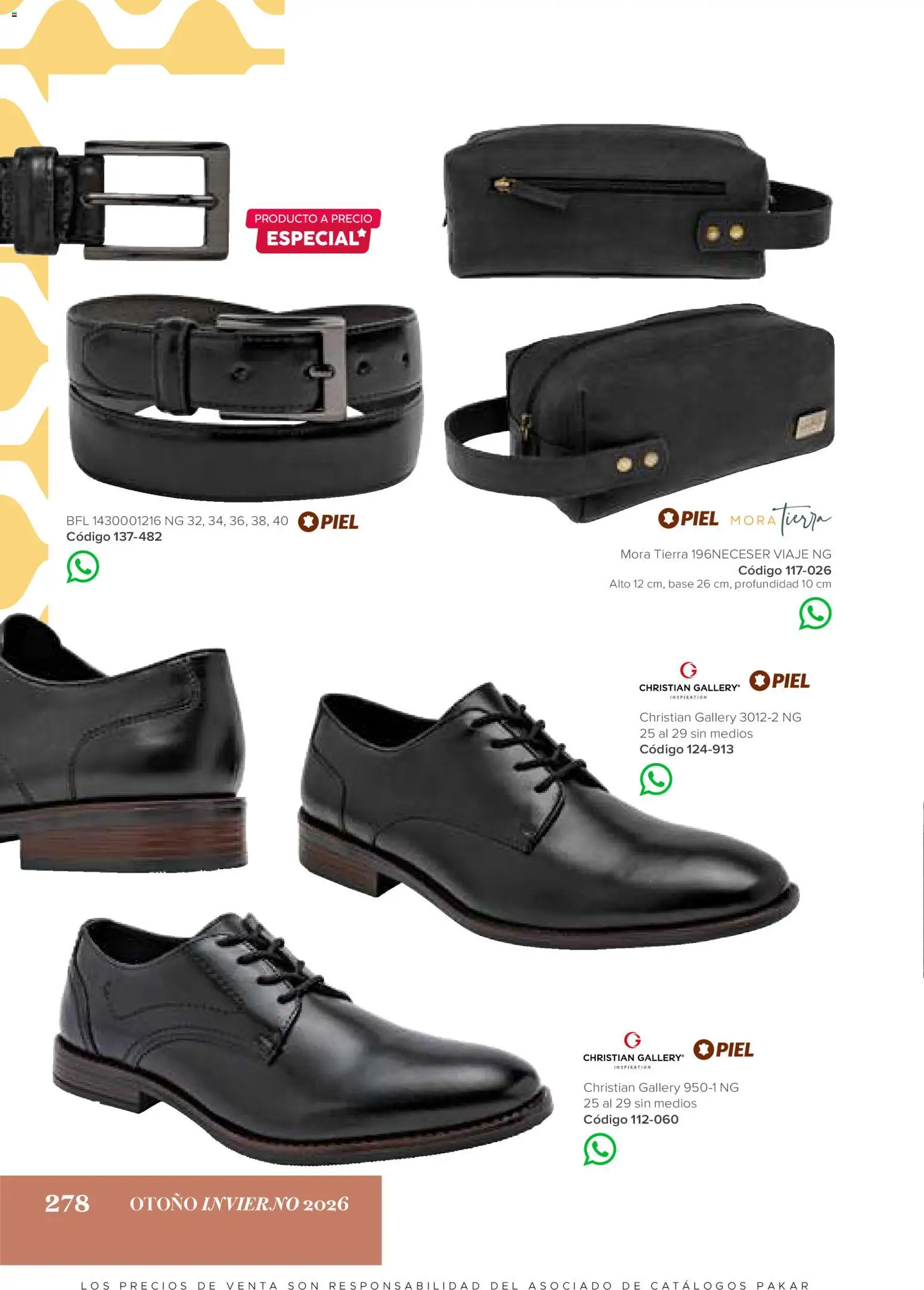 Vista previa las ofertas de la tienda SC Pakar - SC Pakar catálogo Hombre desde el 31/07/2026 - Tierra