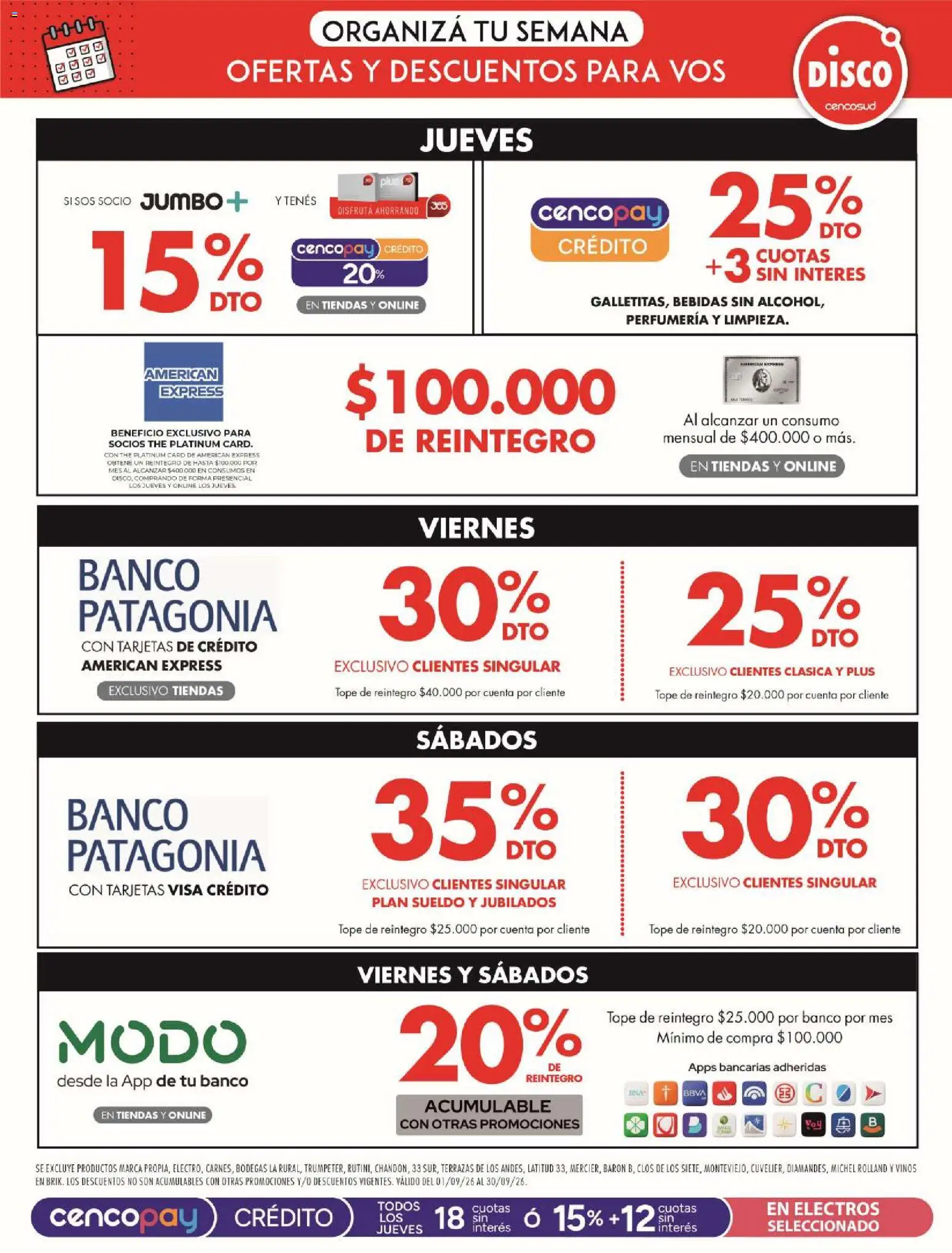 Vista previa del folleto de la tienda Disco válido desde el 04/09/2026 