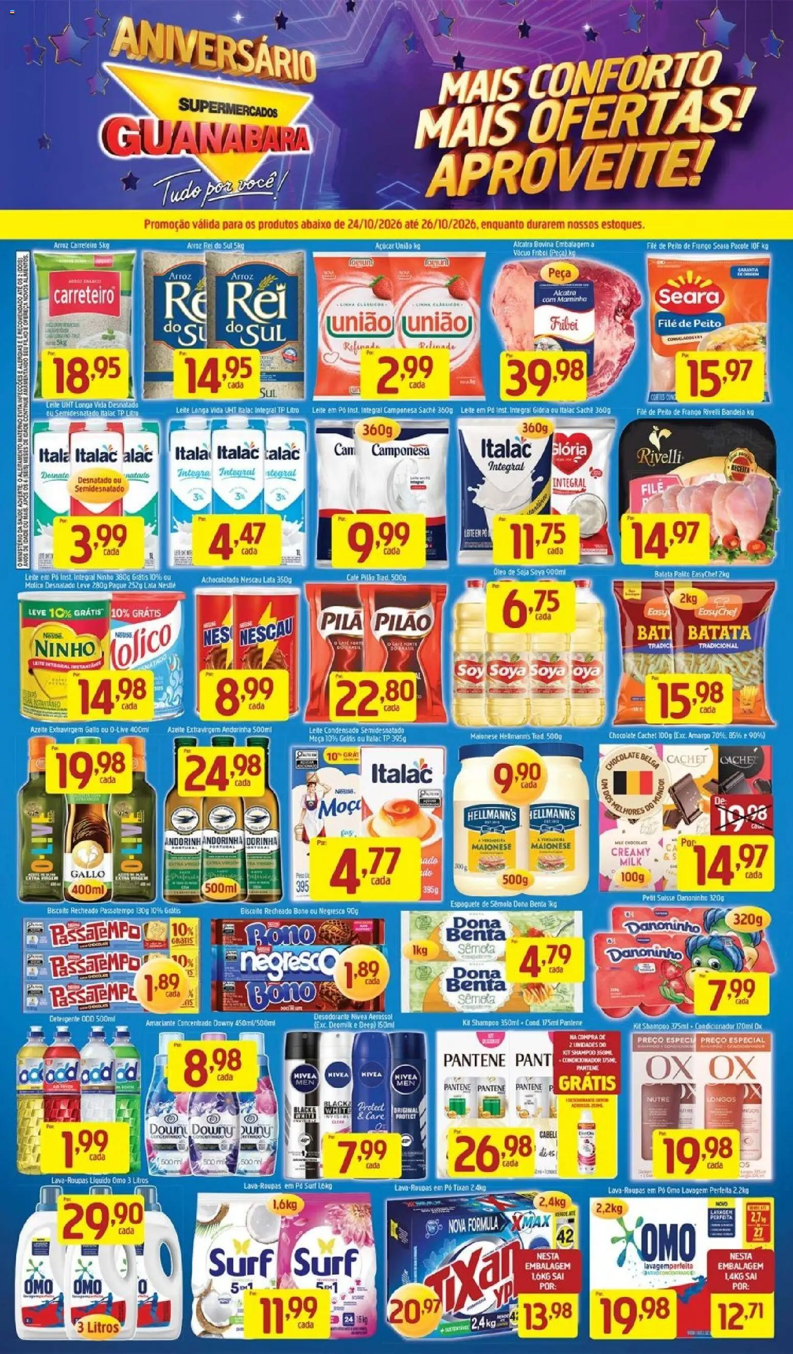 Pré-Visualização do folheto "Guanabara promoção" da loja Supermercados Guanabara válido a partir de 24/10/2026