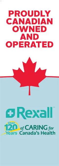 Un aperçu du dépliant Rexall weekly flyer / circulaire du magasin Rexall est valide à partir 14 août 2026