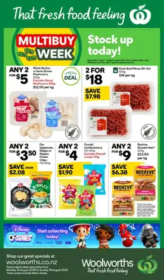 Preview of catalogue Woolworths catalogue from shop Woolworths valid 10 Aug 2026