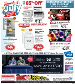 Ad Preview of ABC Warehouse ABC Warehouse Weekly Ad from 07/05/2026
