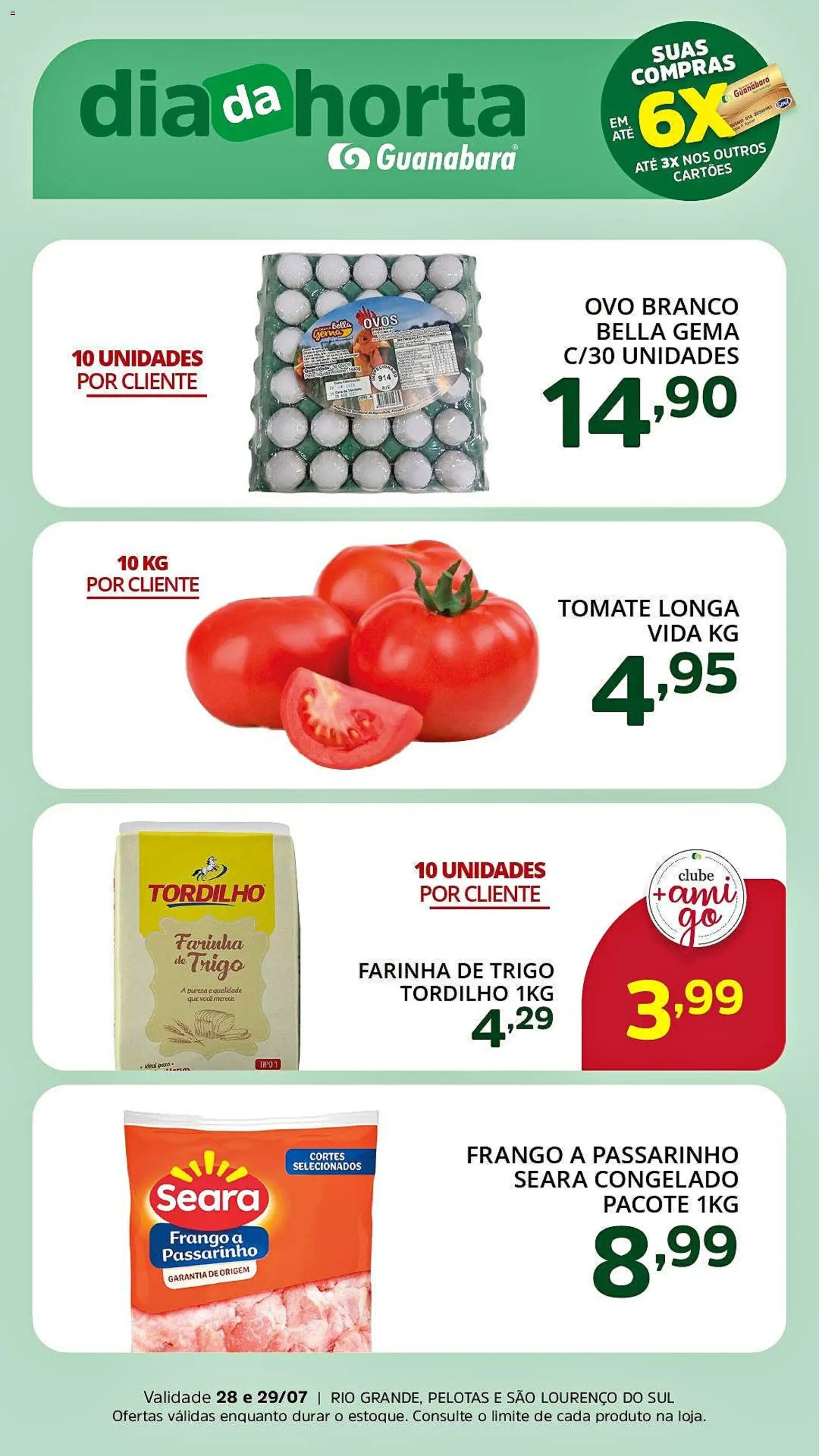 Pré-Visualização do folheto "Supermercado Guanabara - Ofertas da semana" da loja Supermercado Guanabara válido a partir de 28/07/2026