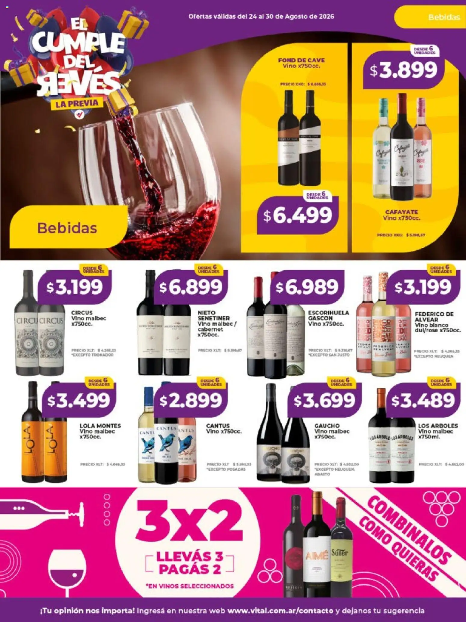 Vista previa del folleto de la tienda Vital válido desde el 24/08/2026 