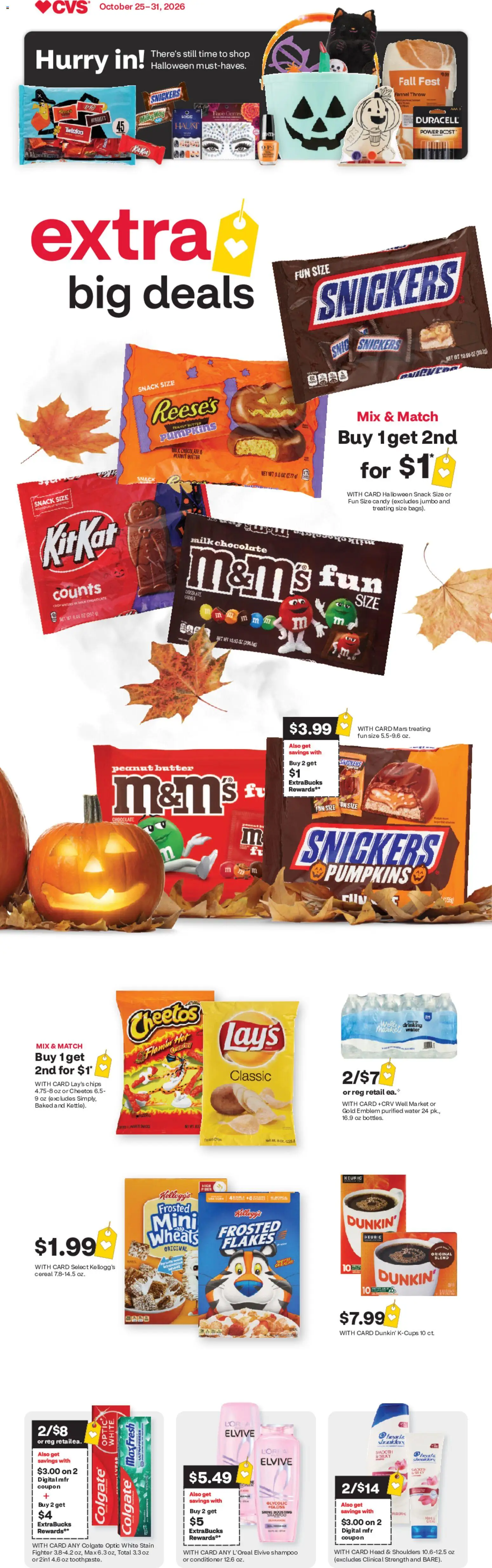 Ad Preview of CVS Pharmacy CVS Pharmacy Weekly Ad from 10/25/2026