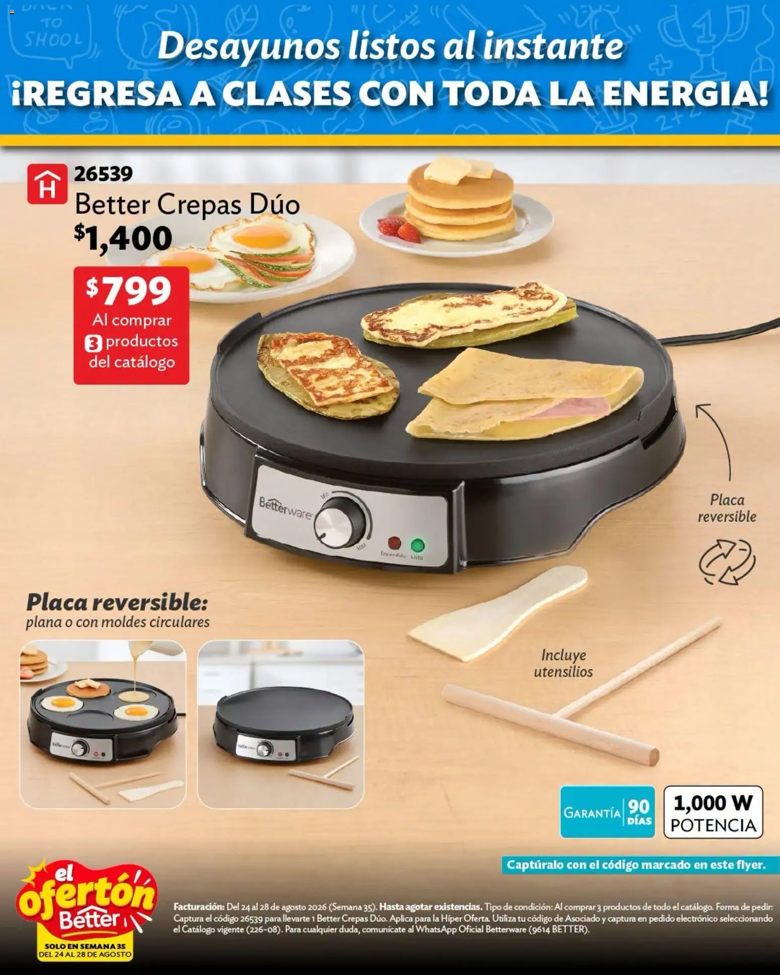 Vista previa las ofertas de la tienda Betterware - Betterware catálogo El Ofertón desde el 24/08/2026 