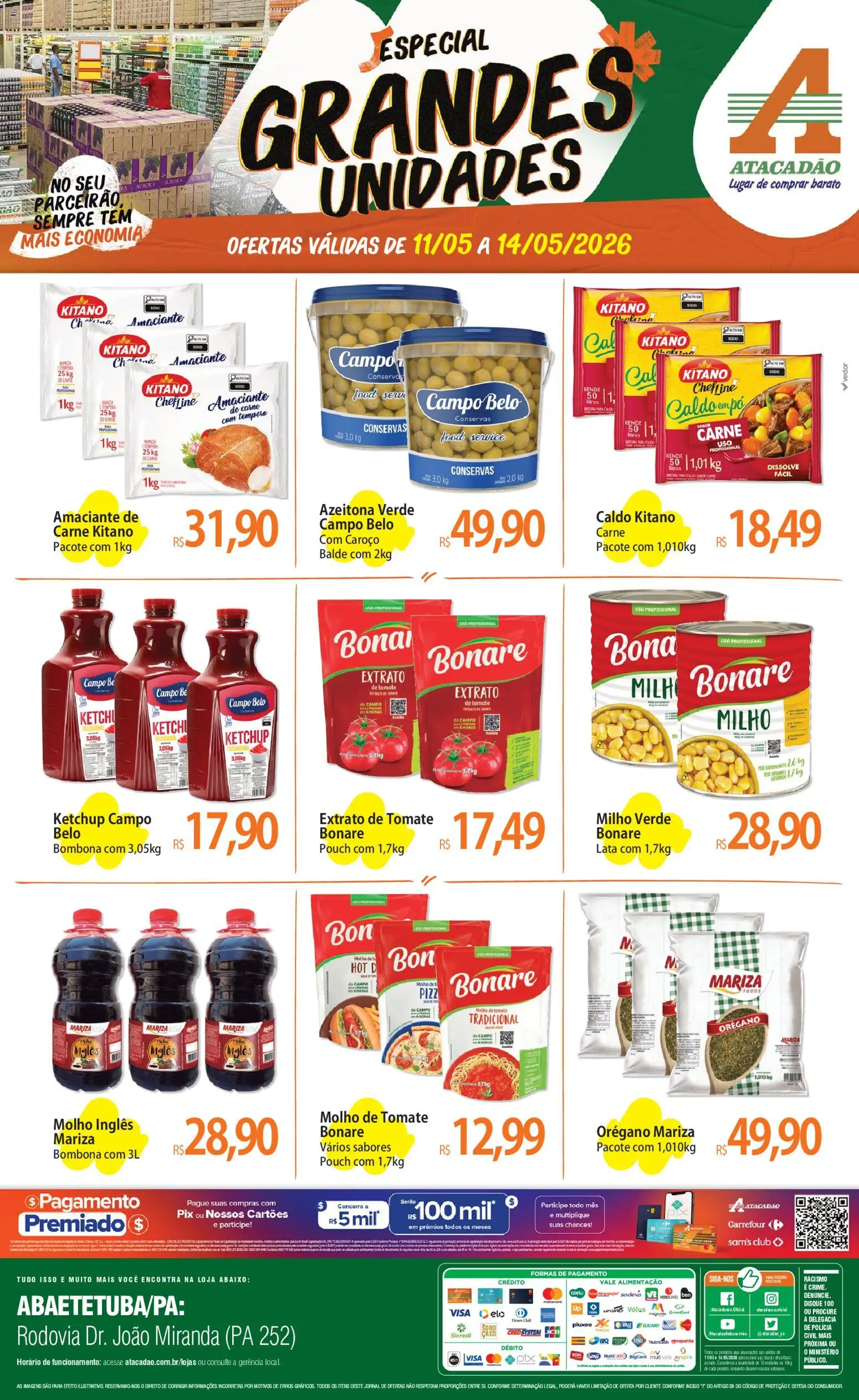 Pré-Visualização do folheto "Atacadão ofertas - PA" da loja Atacadão válido a partir de 11/05/2026