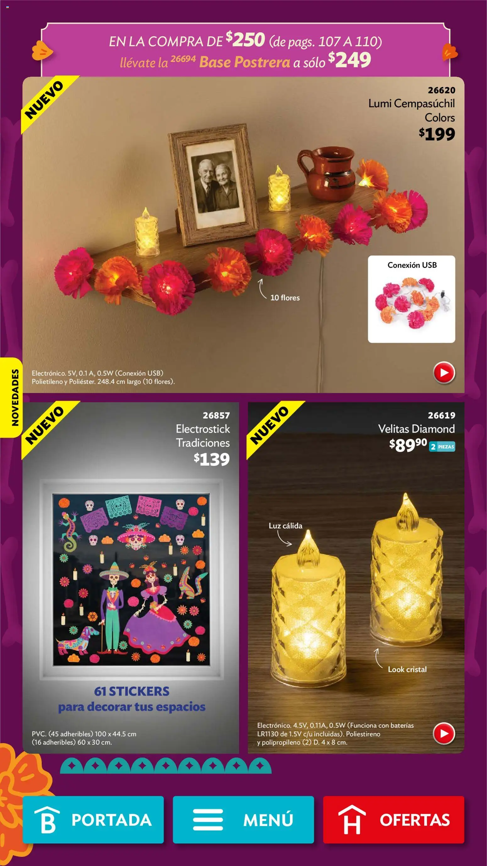 Vista previa las ofertas de la tienda Betterware - Betterware campaña 10 2026 desde el 28/09/2026 - Flores, Usb