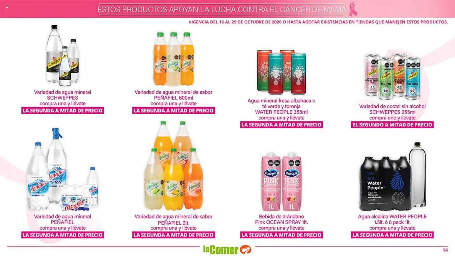Vista previa las ofertas de la tienda La Comer - La Comer folleto es la tienda rosa desde el 16/10/2026 