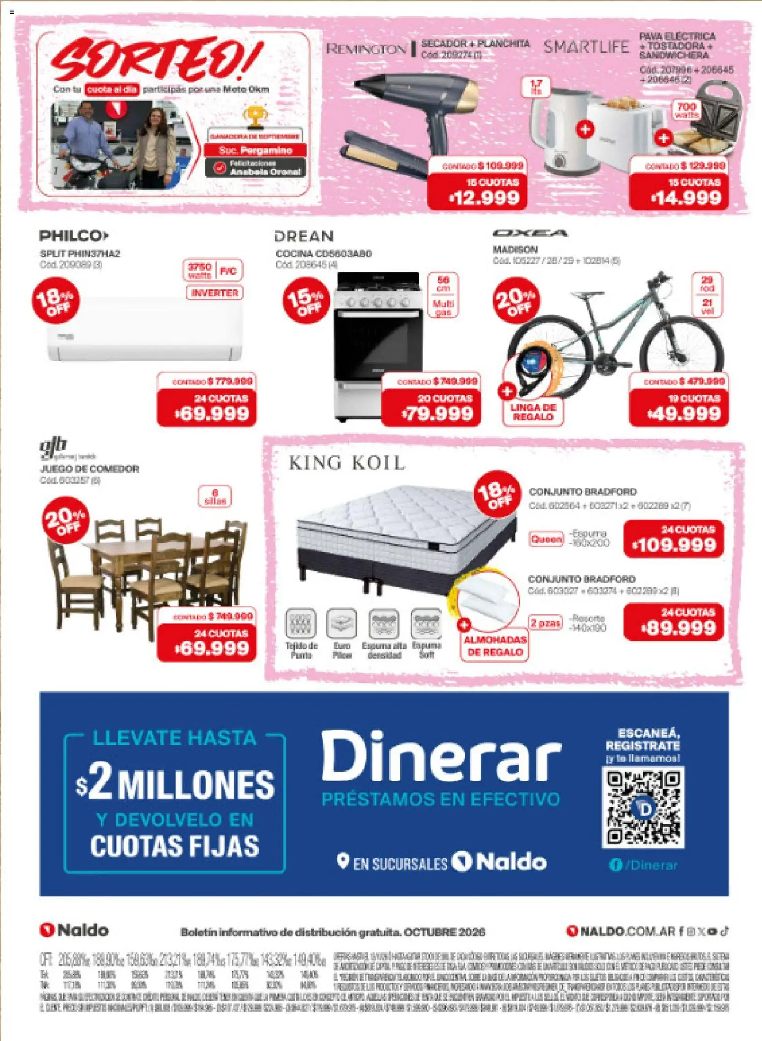Vista previa del folleto de la tienda Naldo válido desde el 01/10/2026 