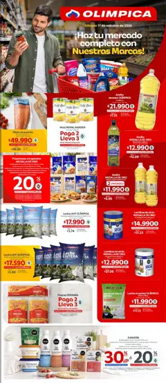  Vista previa del prospecto Olímpica catálogo Haz tu mercado completo con nuestras Marcas del almacen Olímpica válida del 17/10/2026 al 17/10/2026
