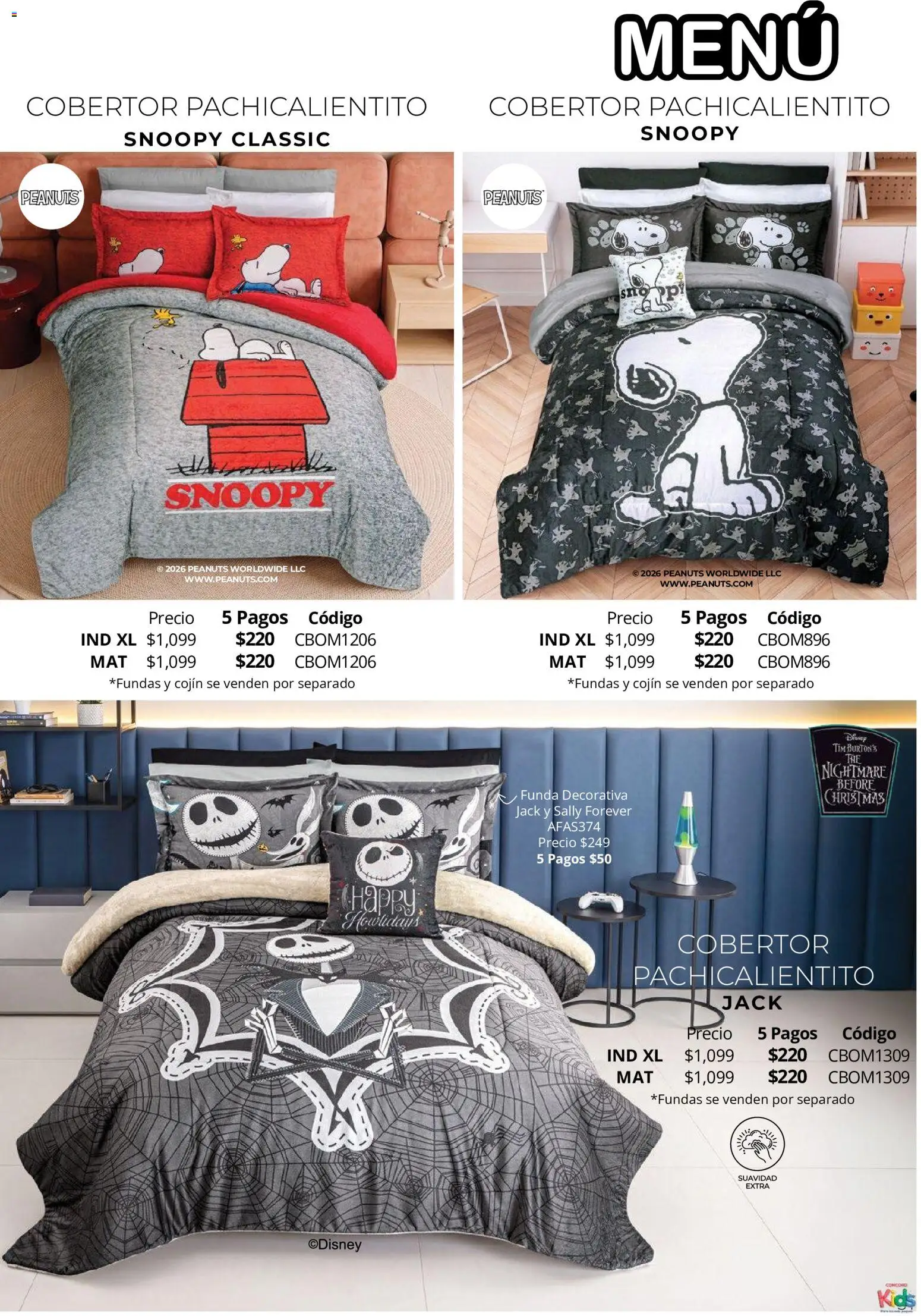 Vista previa las ofertas de la tienda Colchas Concord - Colchas Concord catálogo Colección Infantil Para los más peques desde el 15/10/2026 