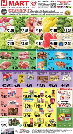 Ad Preview of Hmart Hmart Weekly Ad - ENGLISH - NV from 09/17/2026